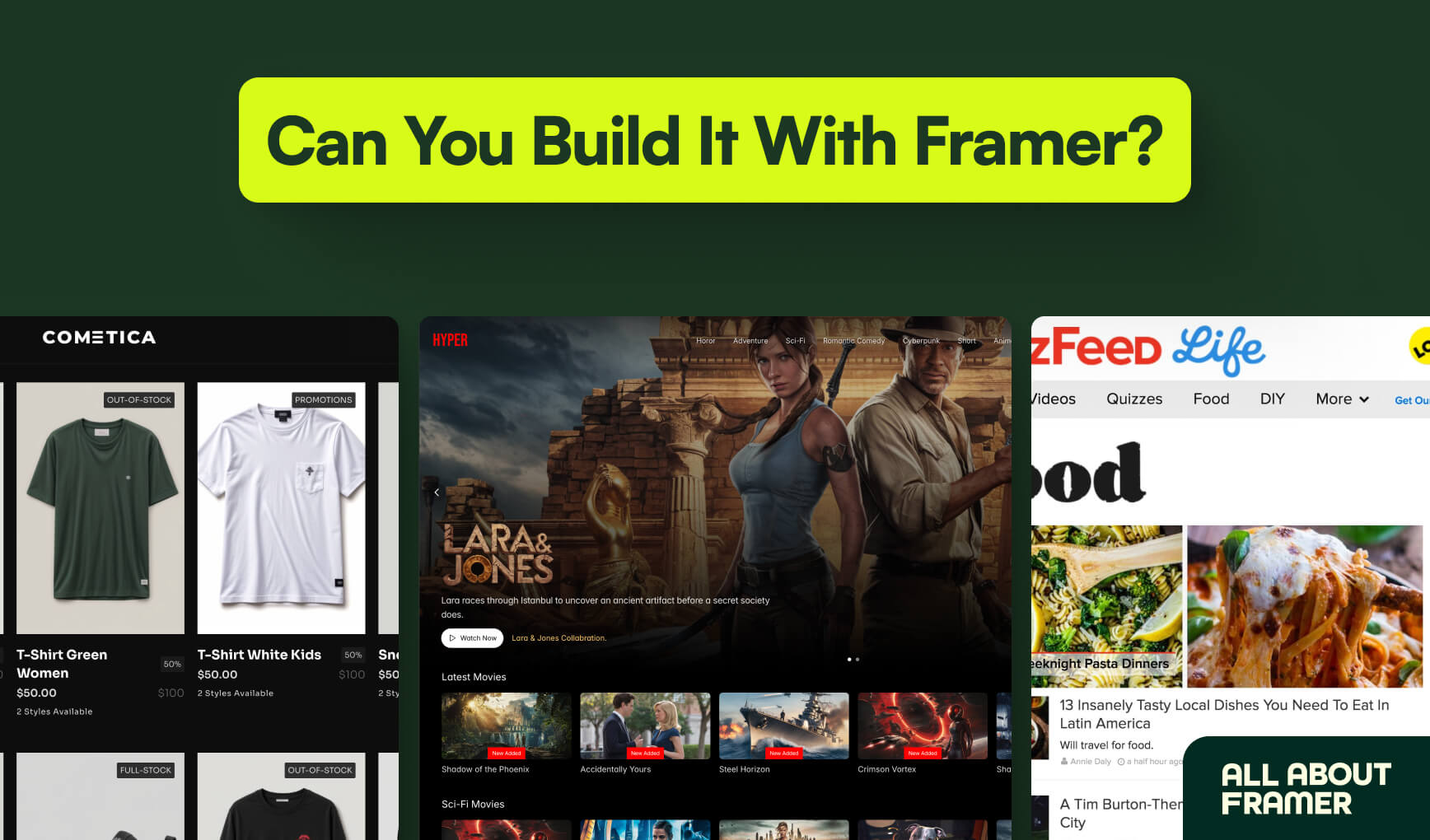 10 Types Of Websites You Can Build With Framer