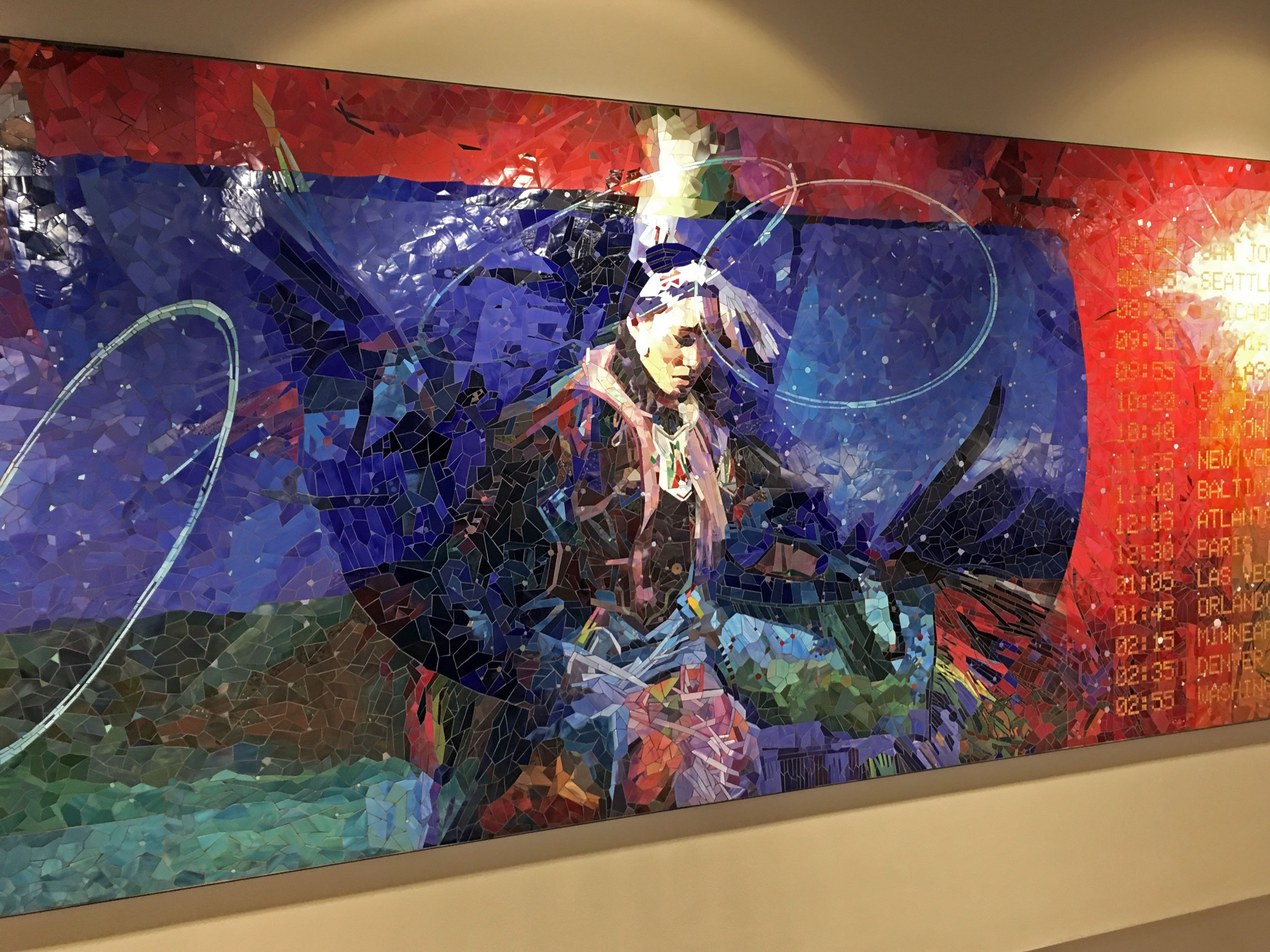 Flights of Fancy | Ceramic Mosaic Installation | Scott Parsons