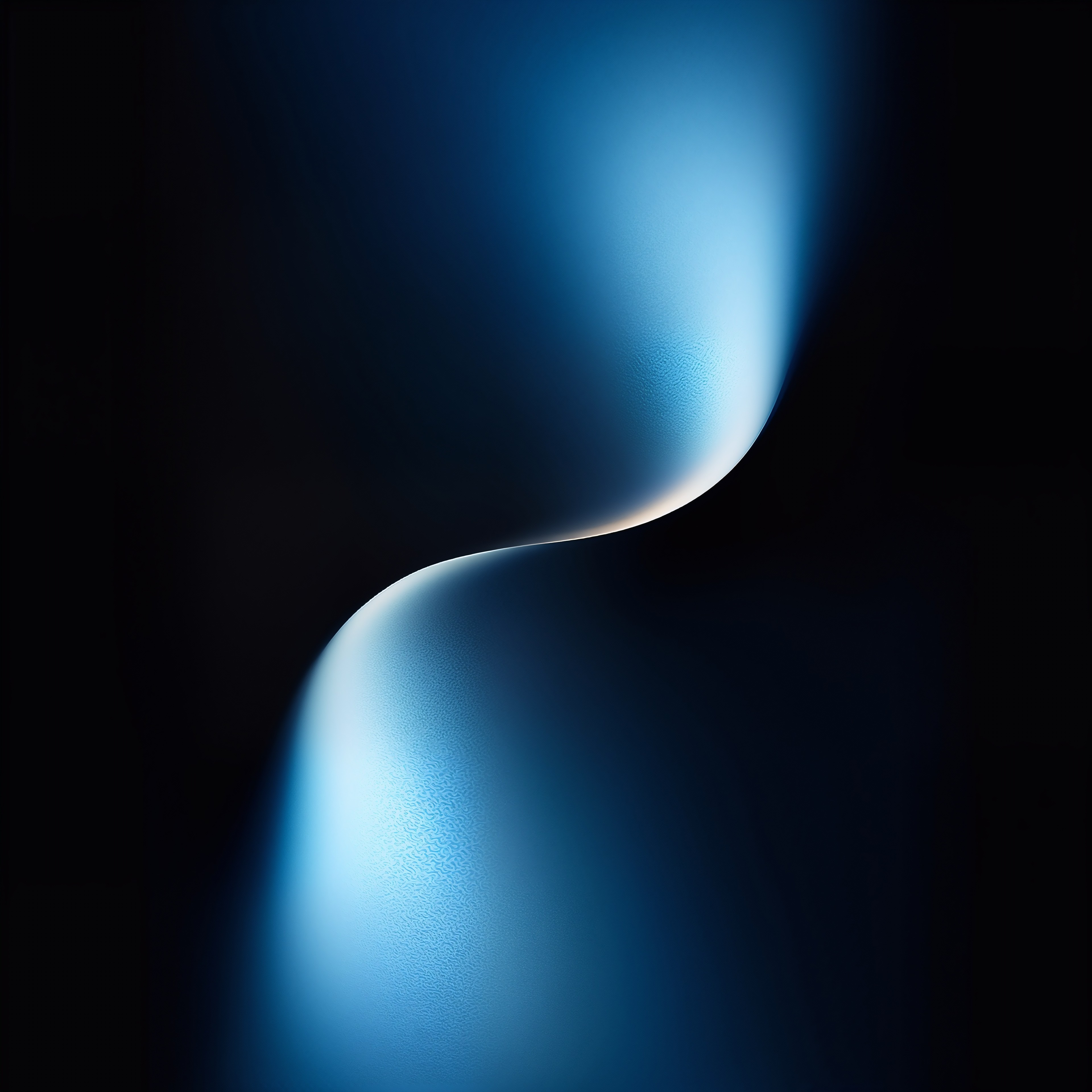 Image with a big purple logo and black background