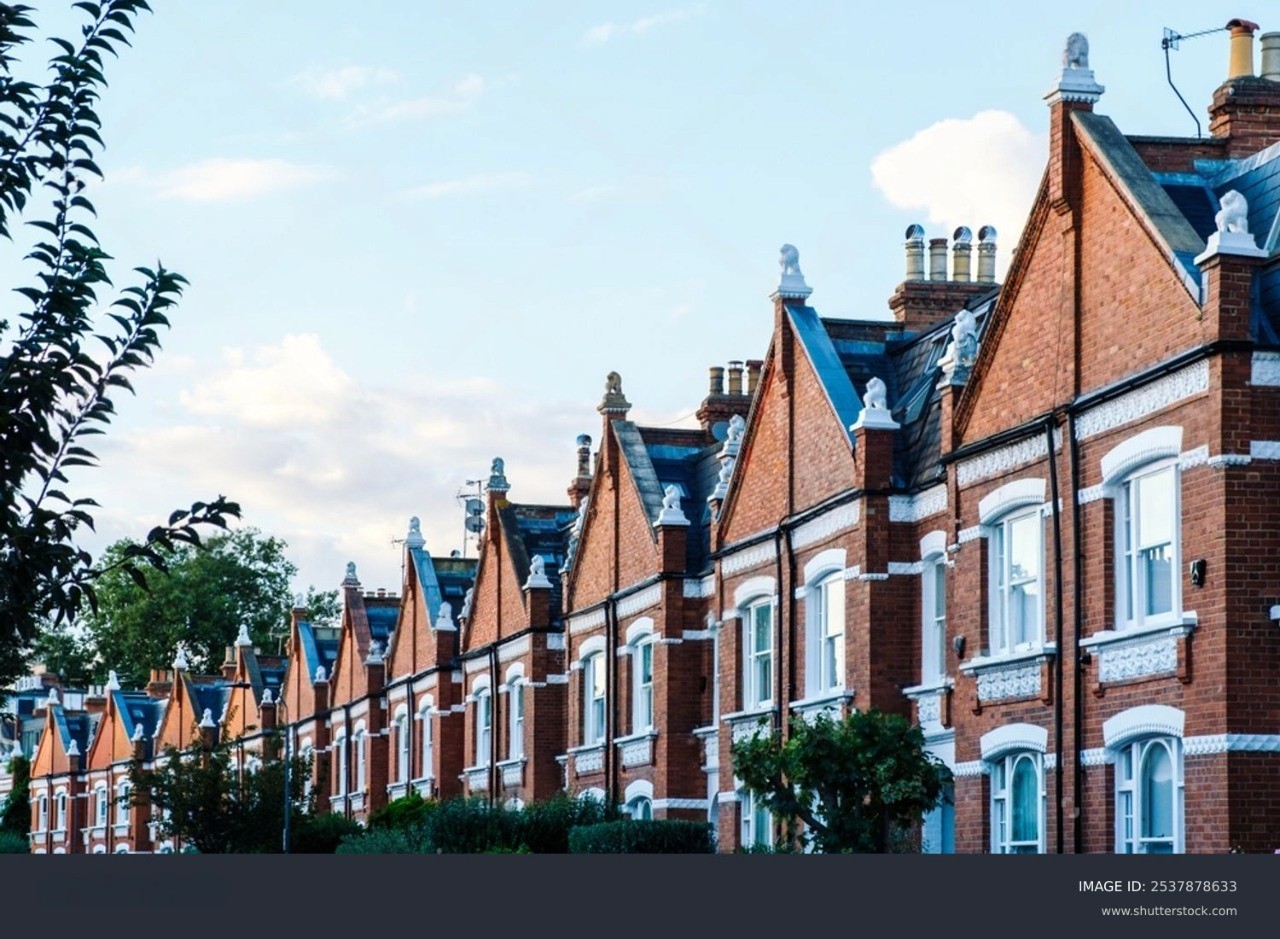 photo of londons terraced houses