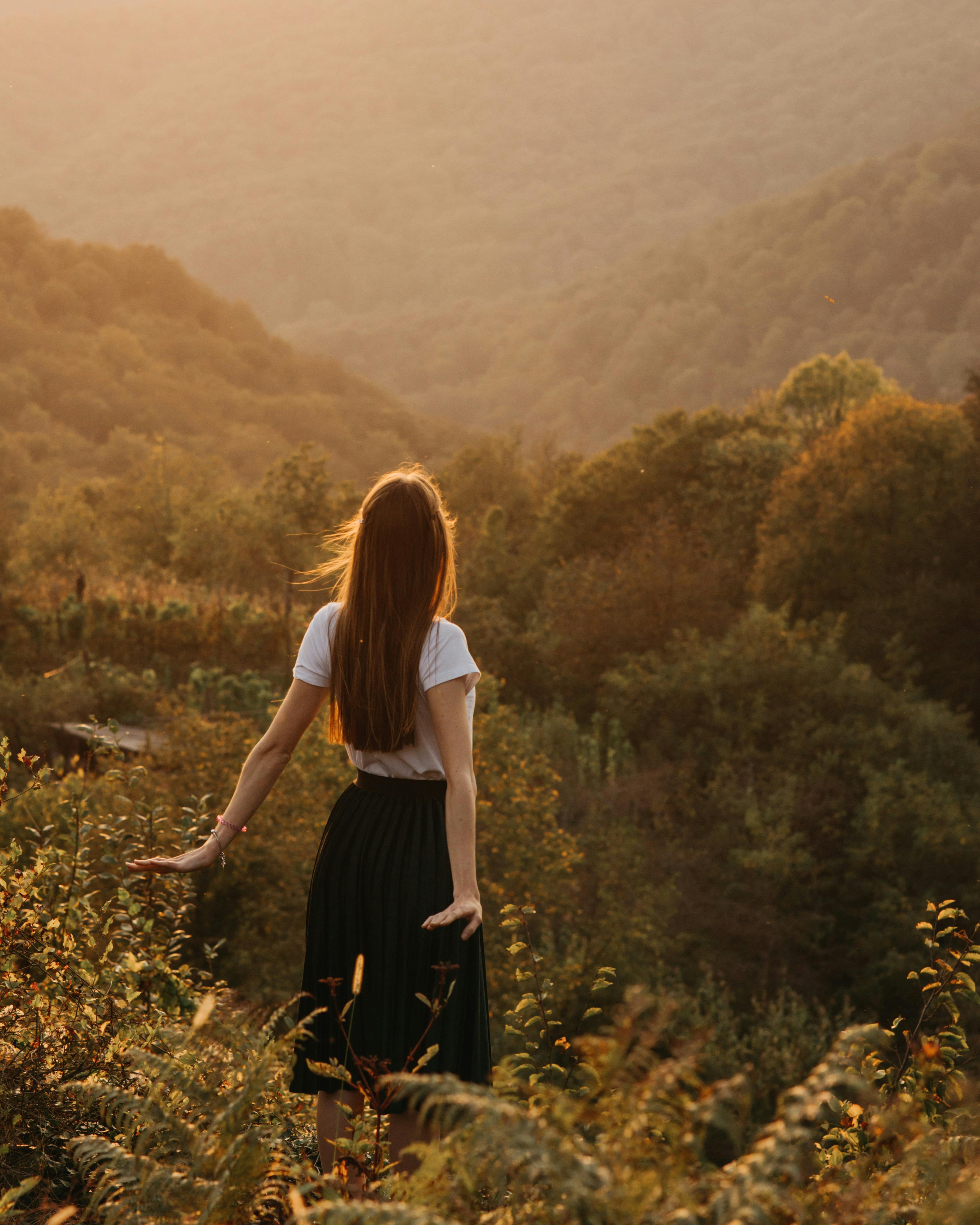 Woman in nature
