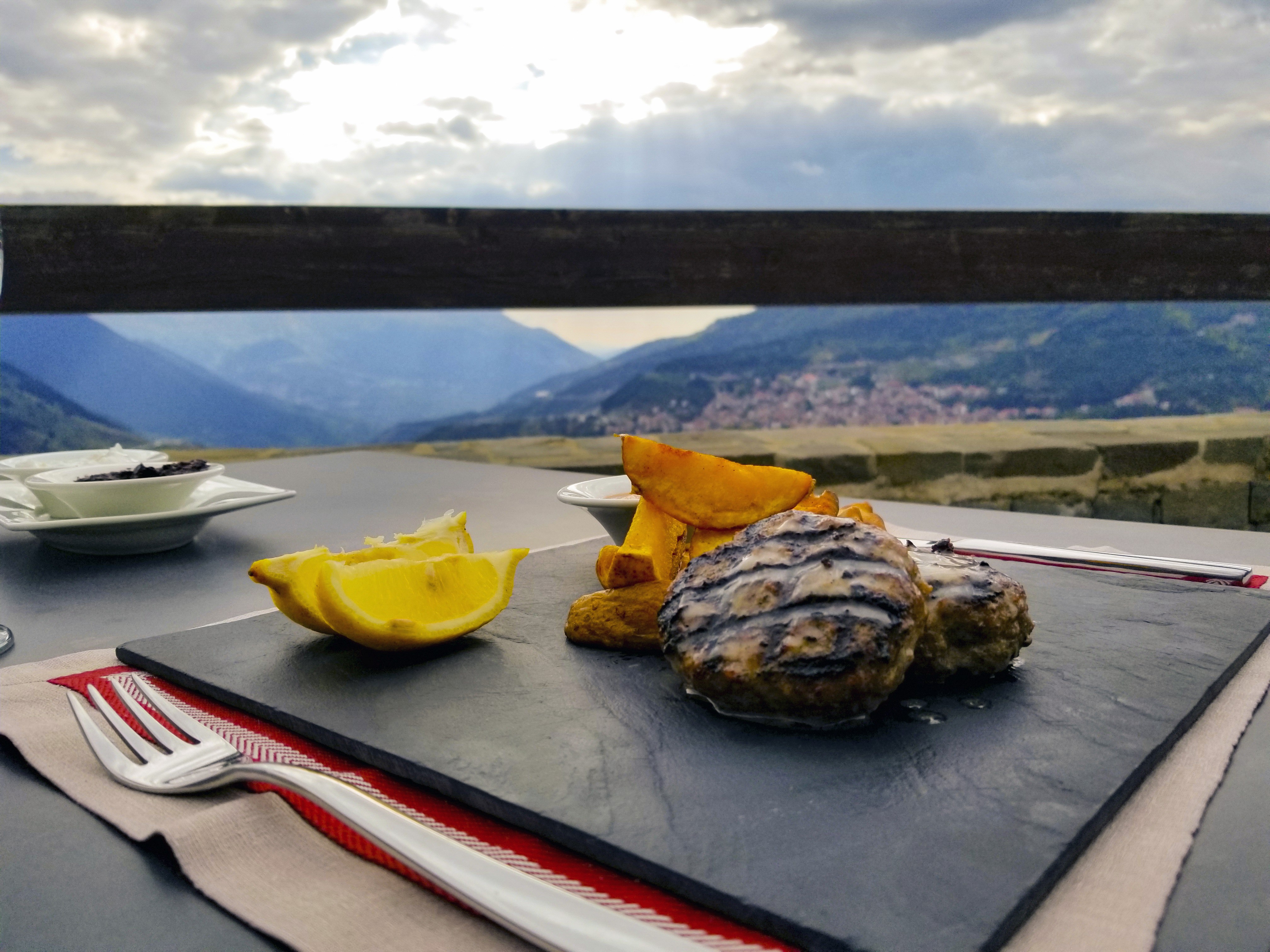 person eating food