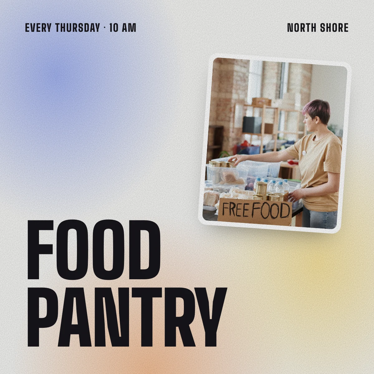 Thursday Food Pantry event artwork