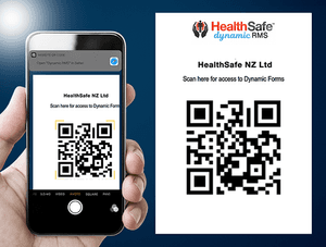 sign in QR code poster