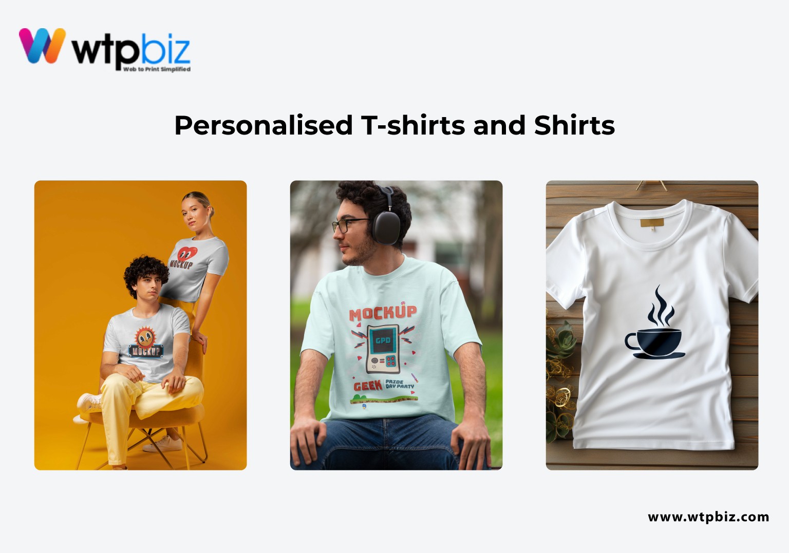 Personalised T-shirts and Shirts