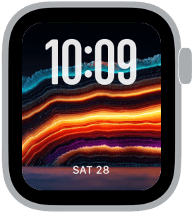A selection from the Spectrum Strata Apple Watch face collection