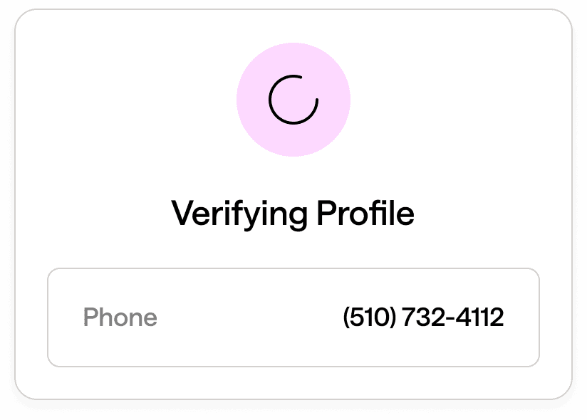 Verifying Profile