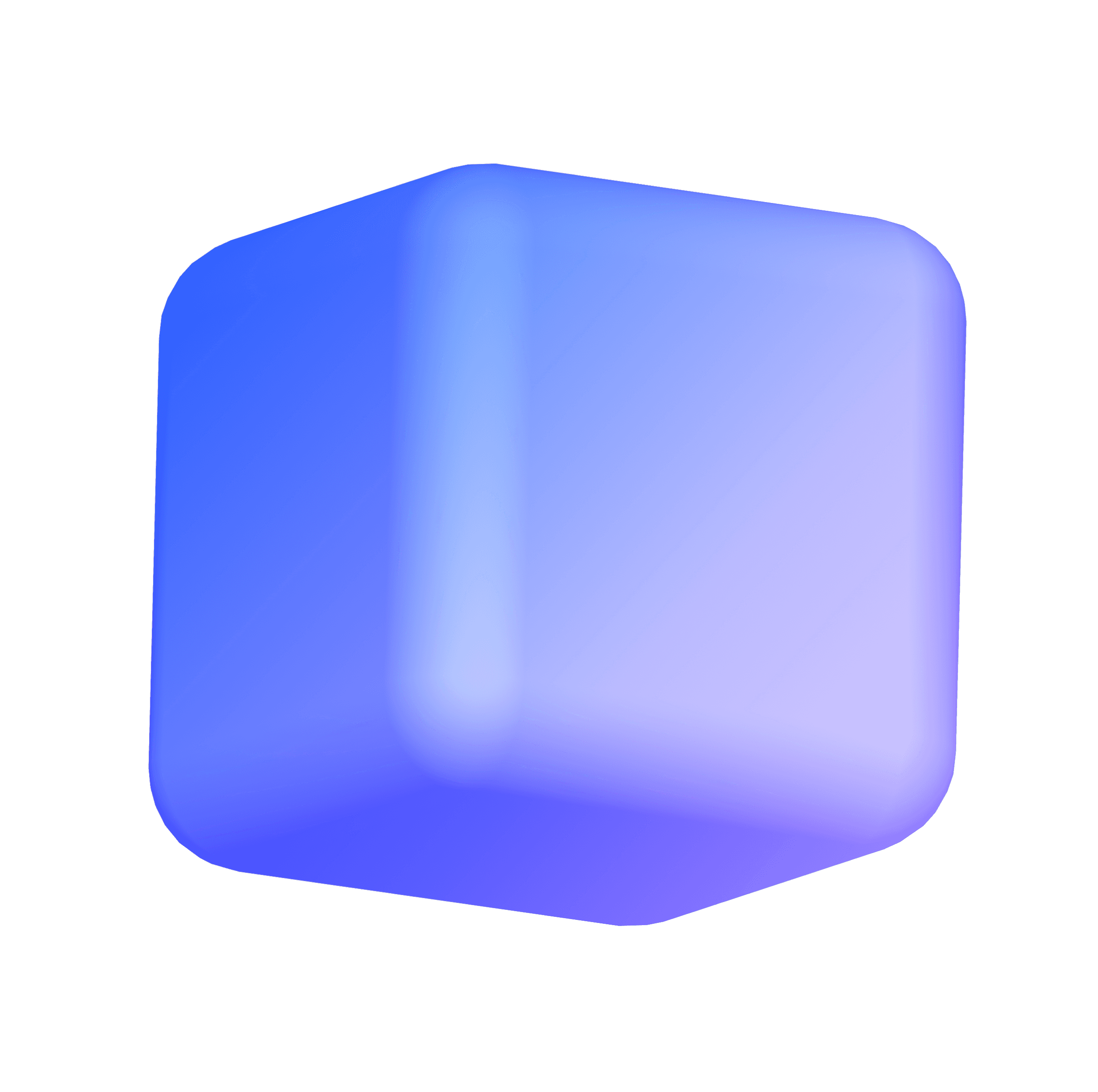 Cube shape 3D model