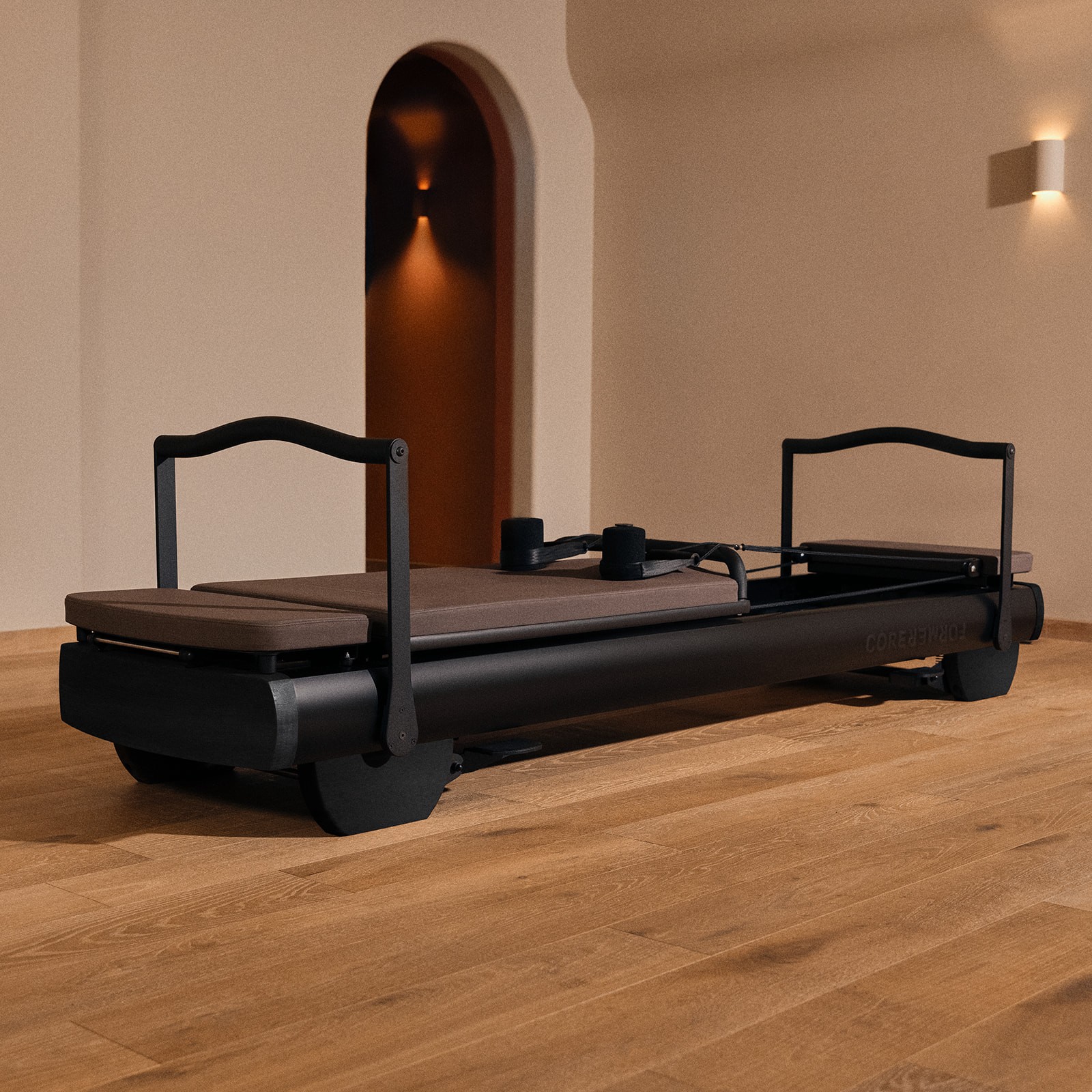 Abstract colorful swirls with dark background