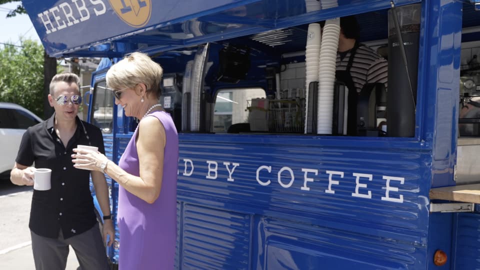 Christopher meets with Sharon Killion