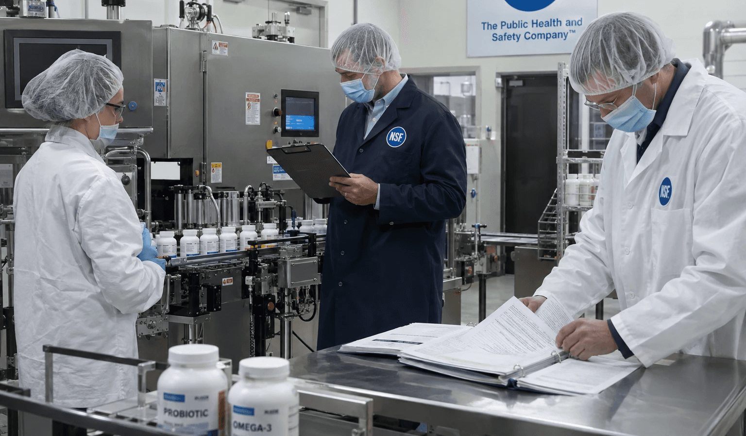 NSF certification and GMP registration audit readiness