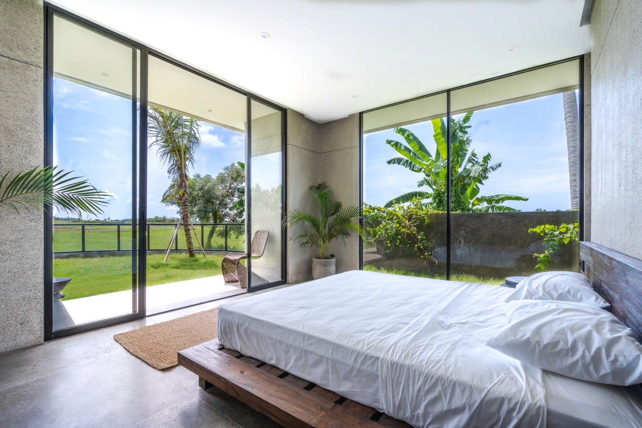 4-bedroom villa with rice field views in Kaba Kaba