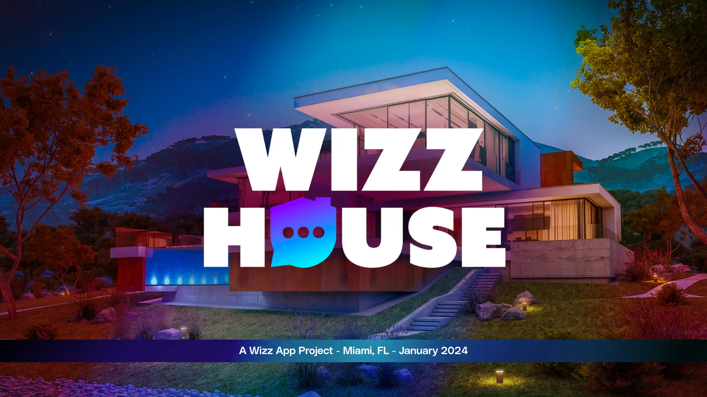 Illustaration of the wizz house villa