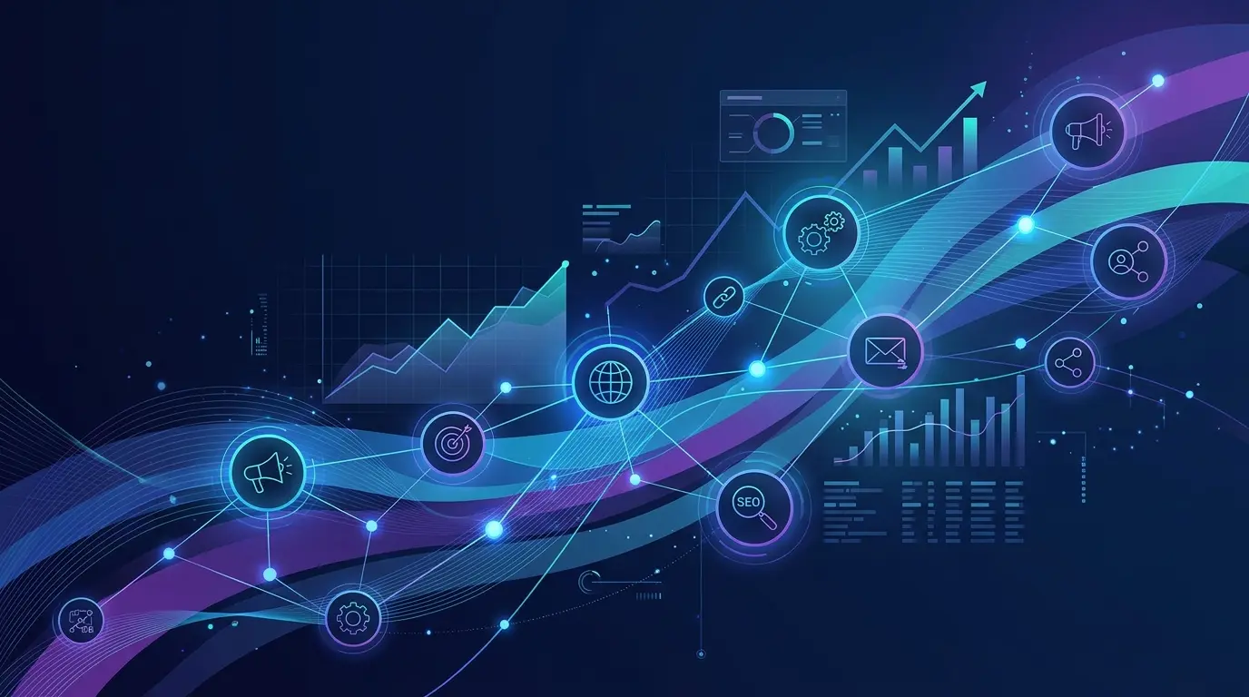 Ilustrasi integrated marketing agency