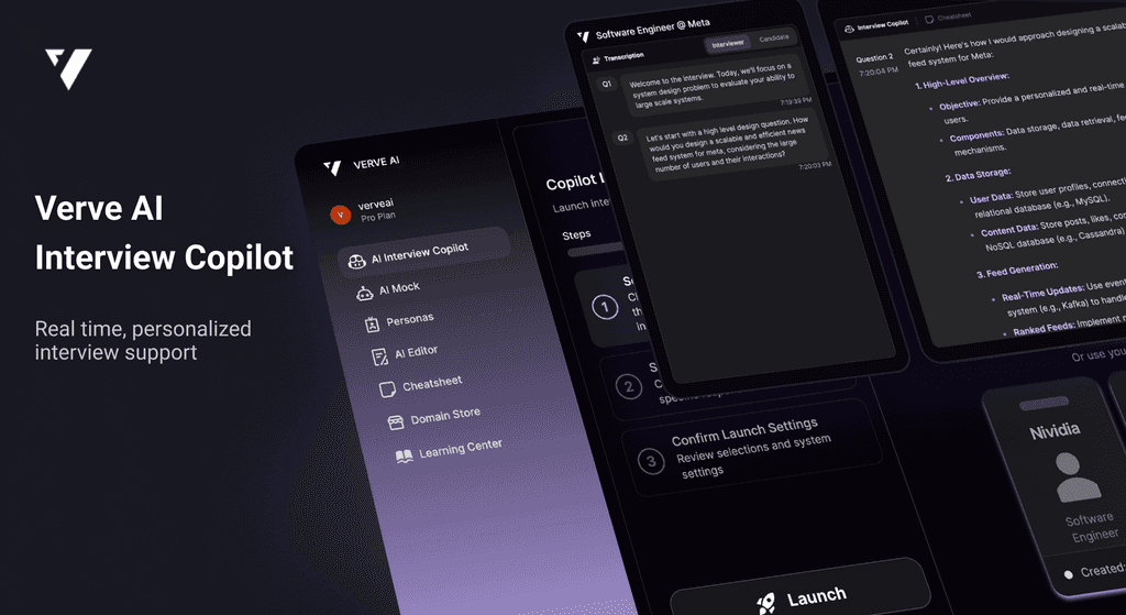Verve AI interview copilot is the best interview copilot for all interview scenarios, inclduign swe interviews.