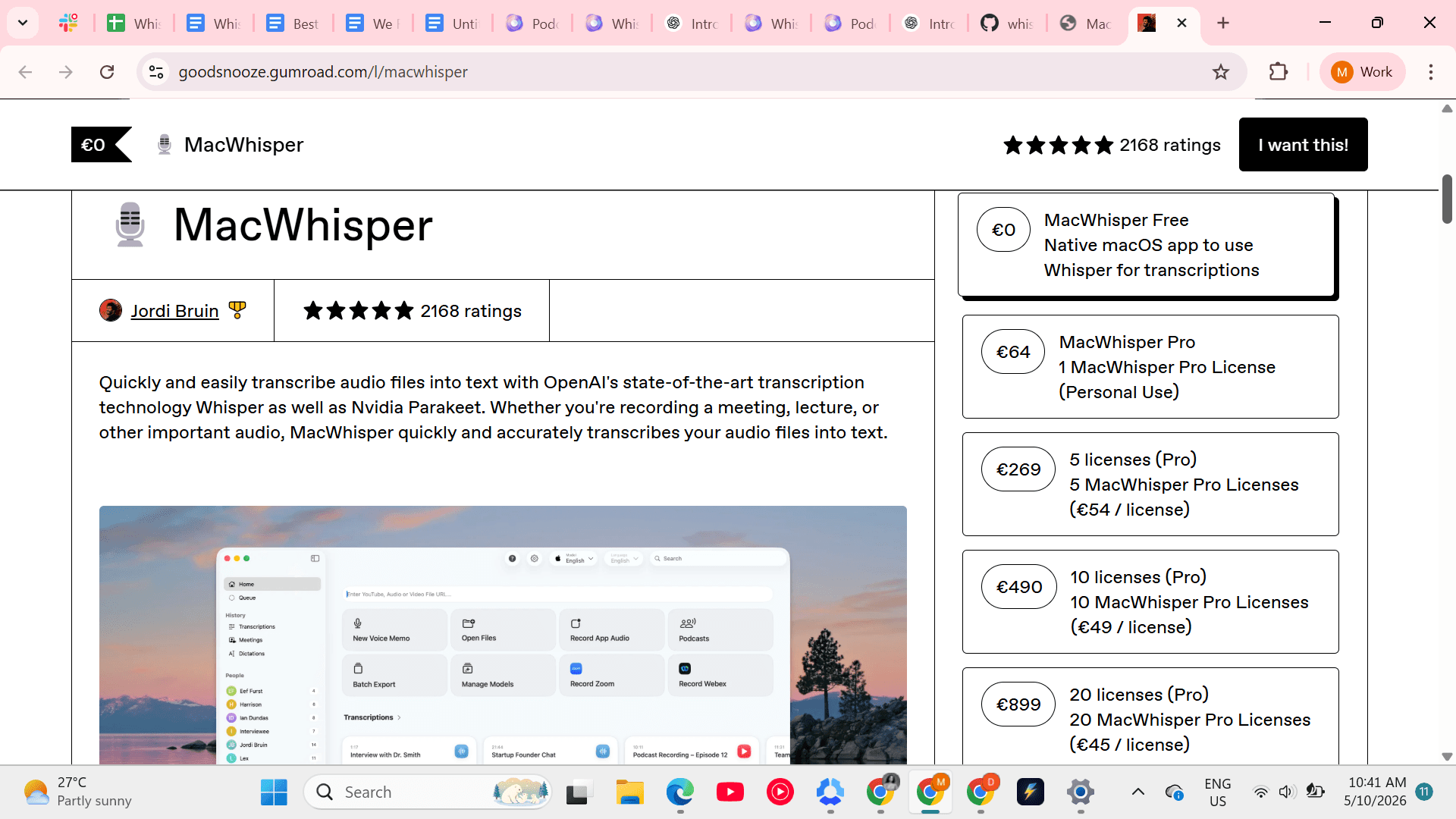 macwhisper interface
