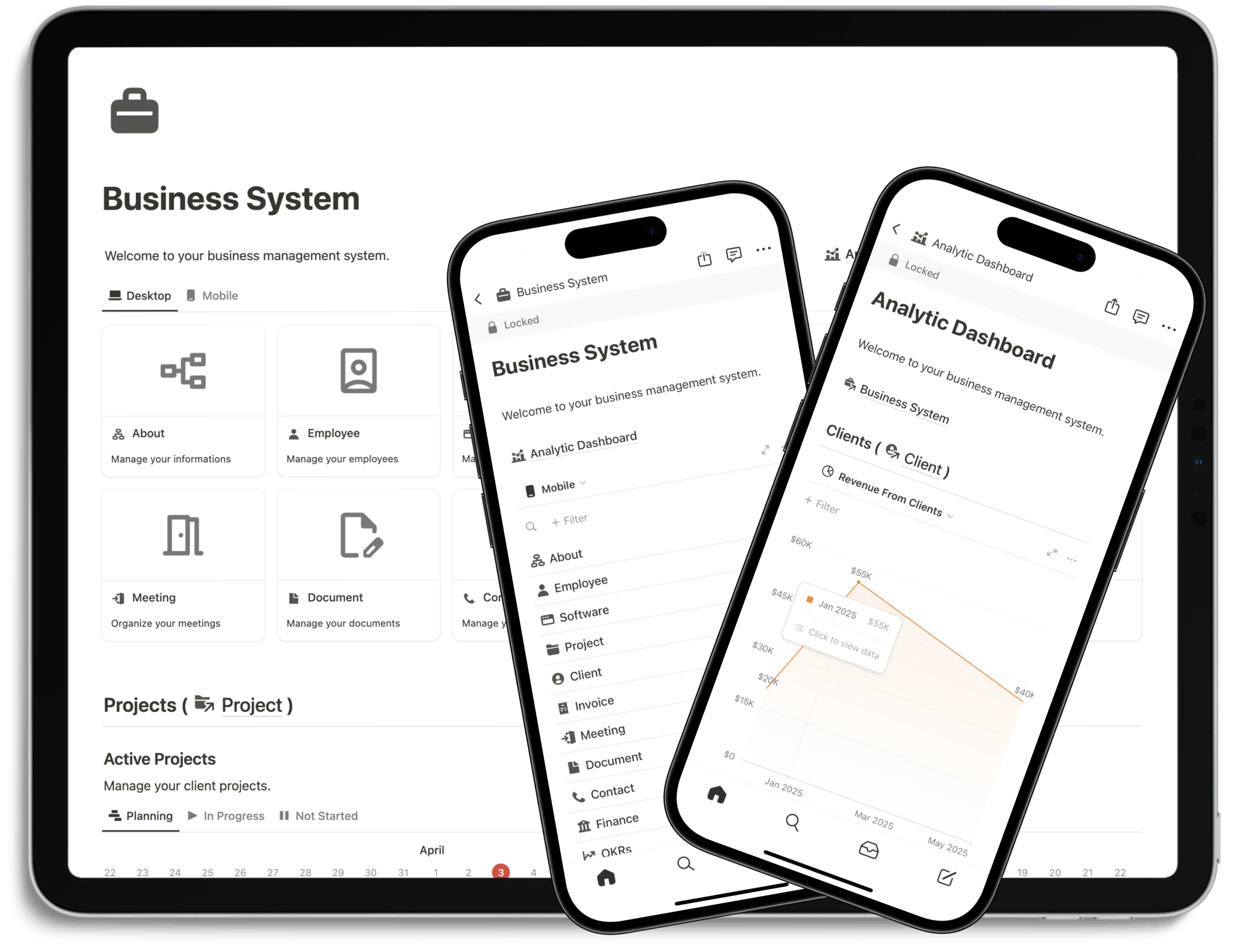 Notion Business System - Multi-Device