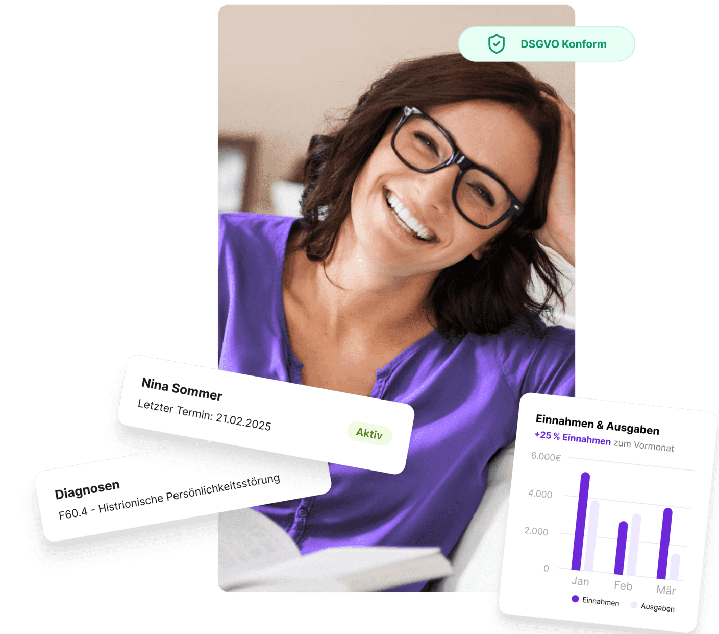 Zufriedene Psychotherapeutin aus Österreich