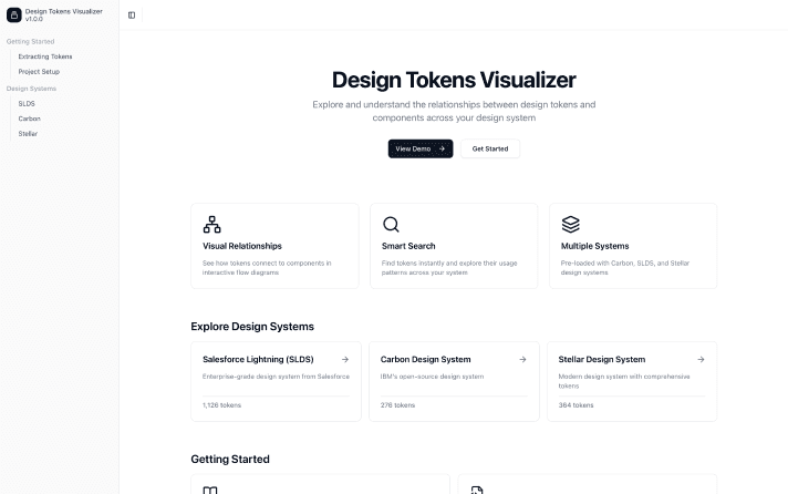 Design Tokens Visualizer