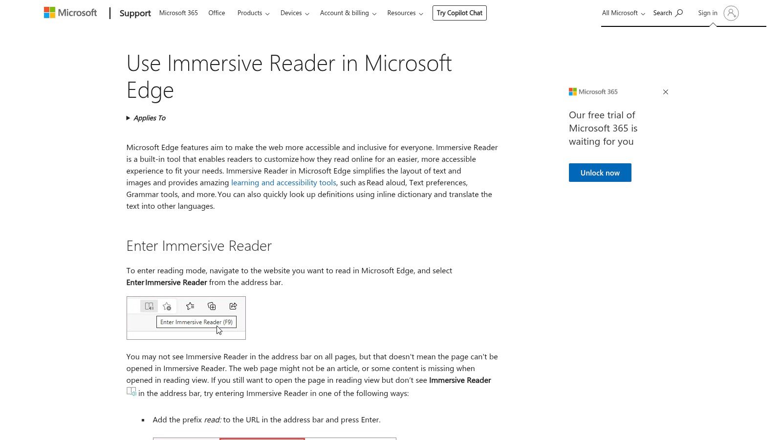 Speak4Me – Microsoft Immersive Reader screenshot