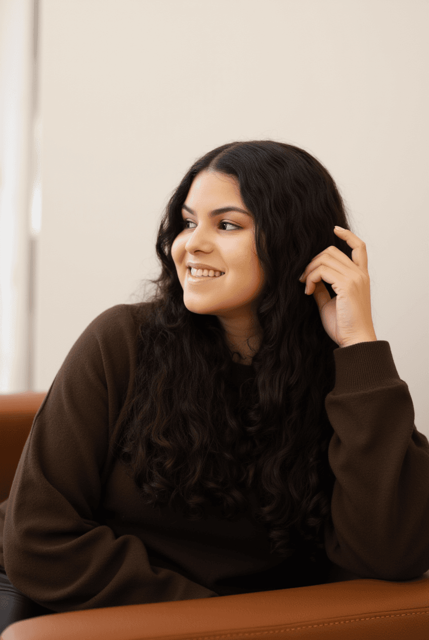 Side portrait of a man