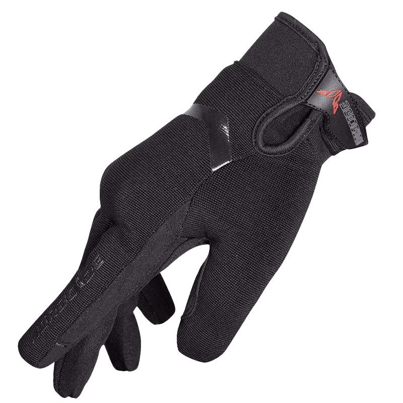 Nordcode black motorcycle gloves