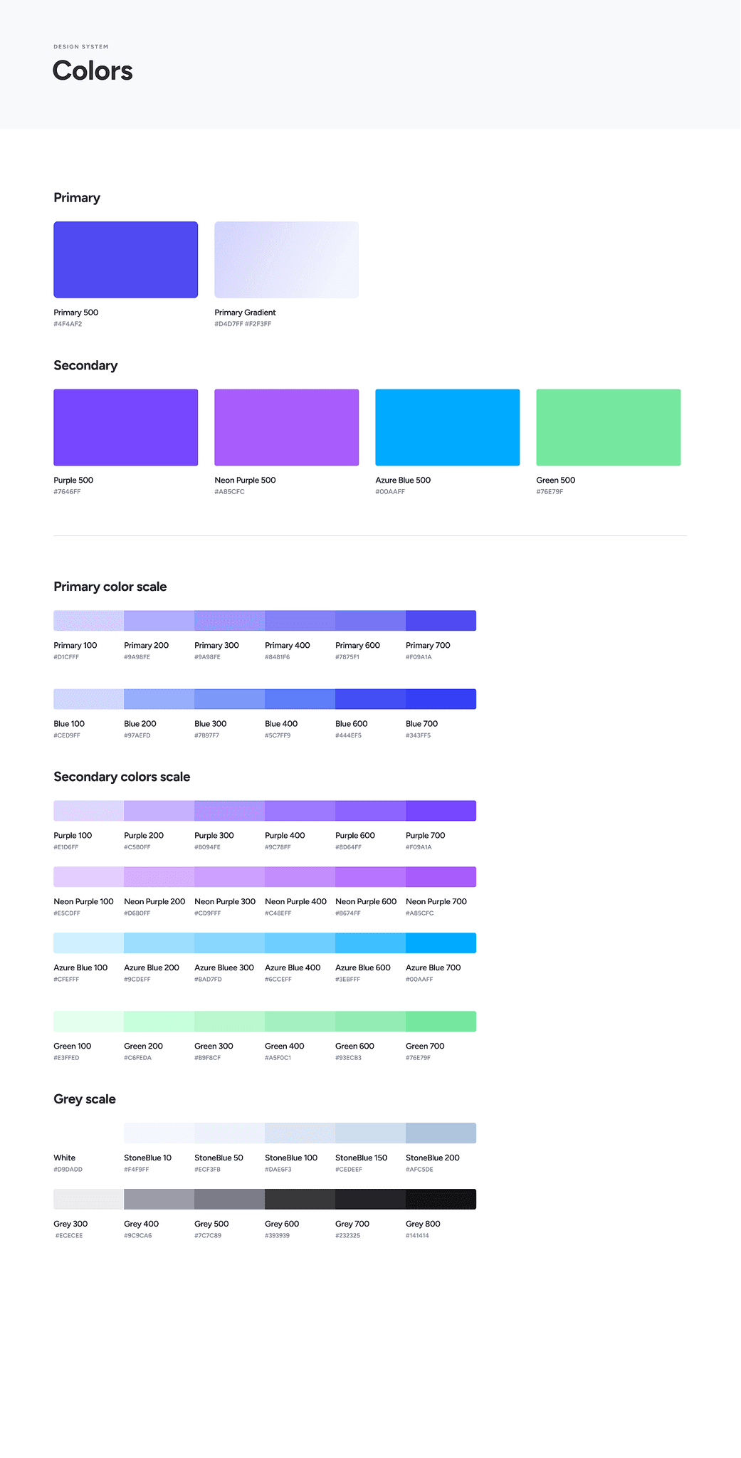 Design System Screenshot