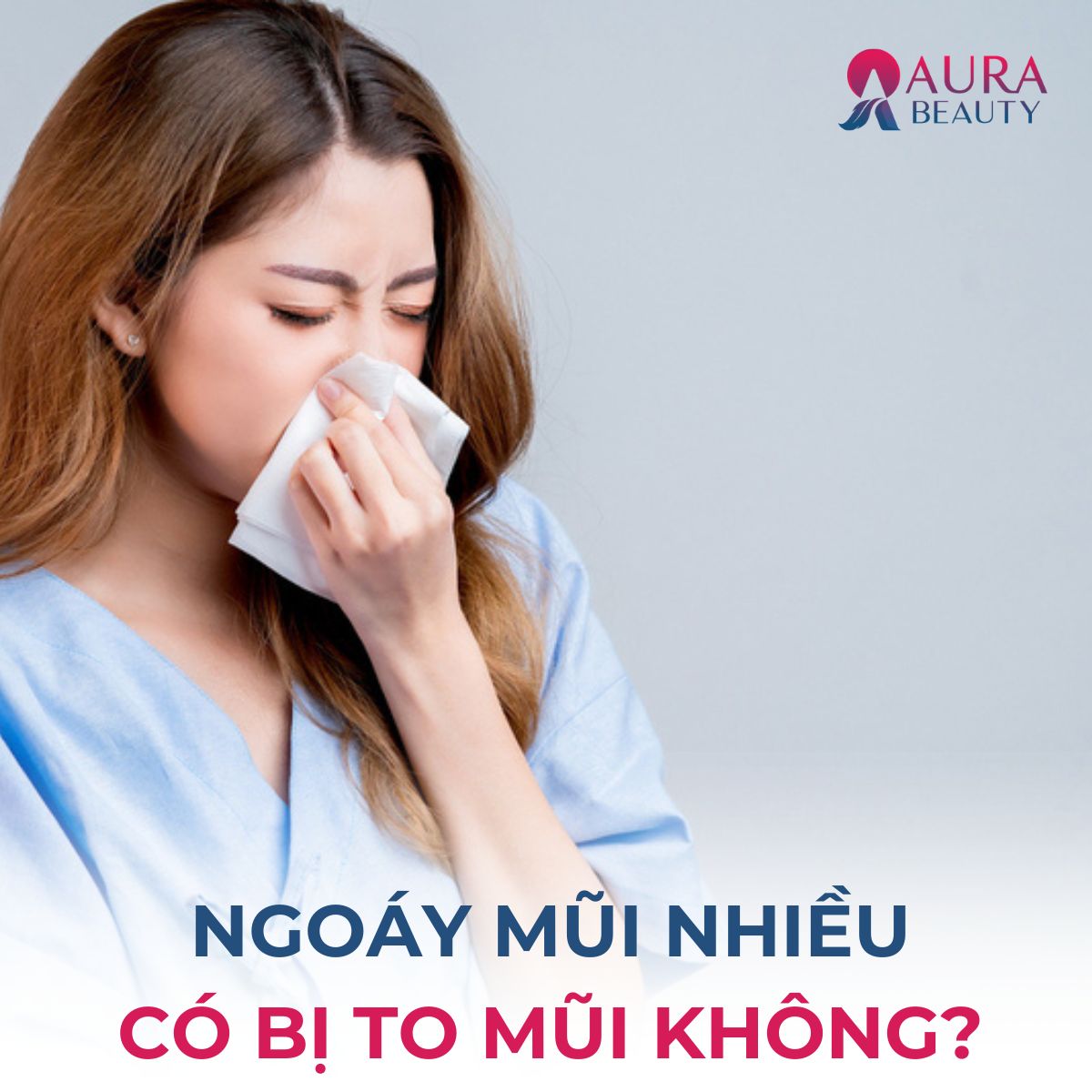 Ngoáy mũi nhiều có bị to mũi không