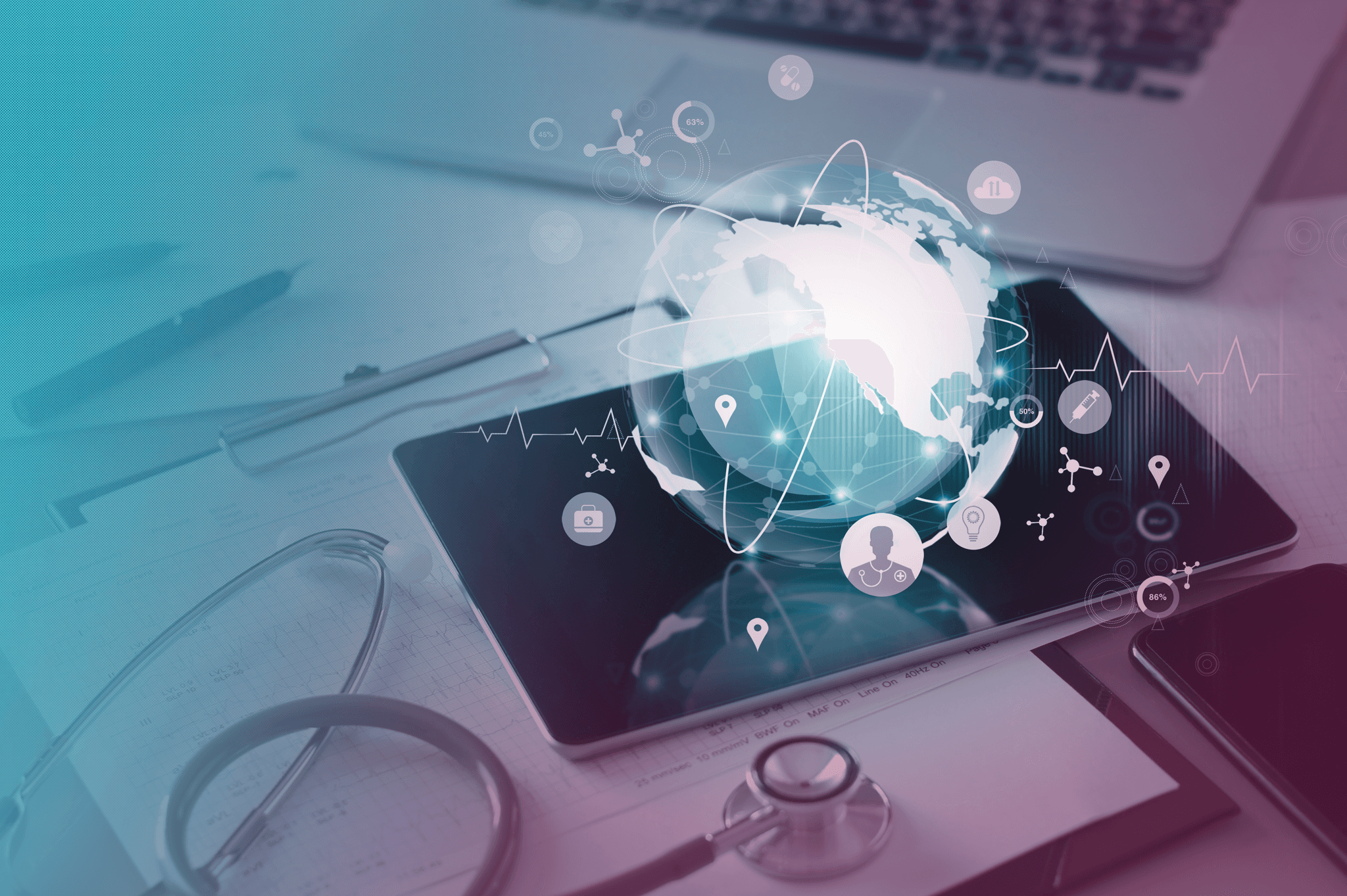 Illustration representing artificial intelligence research