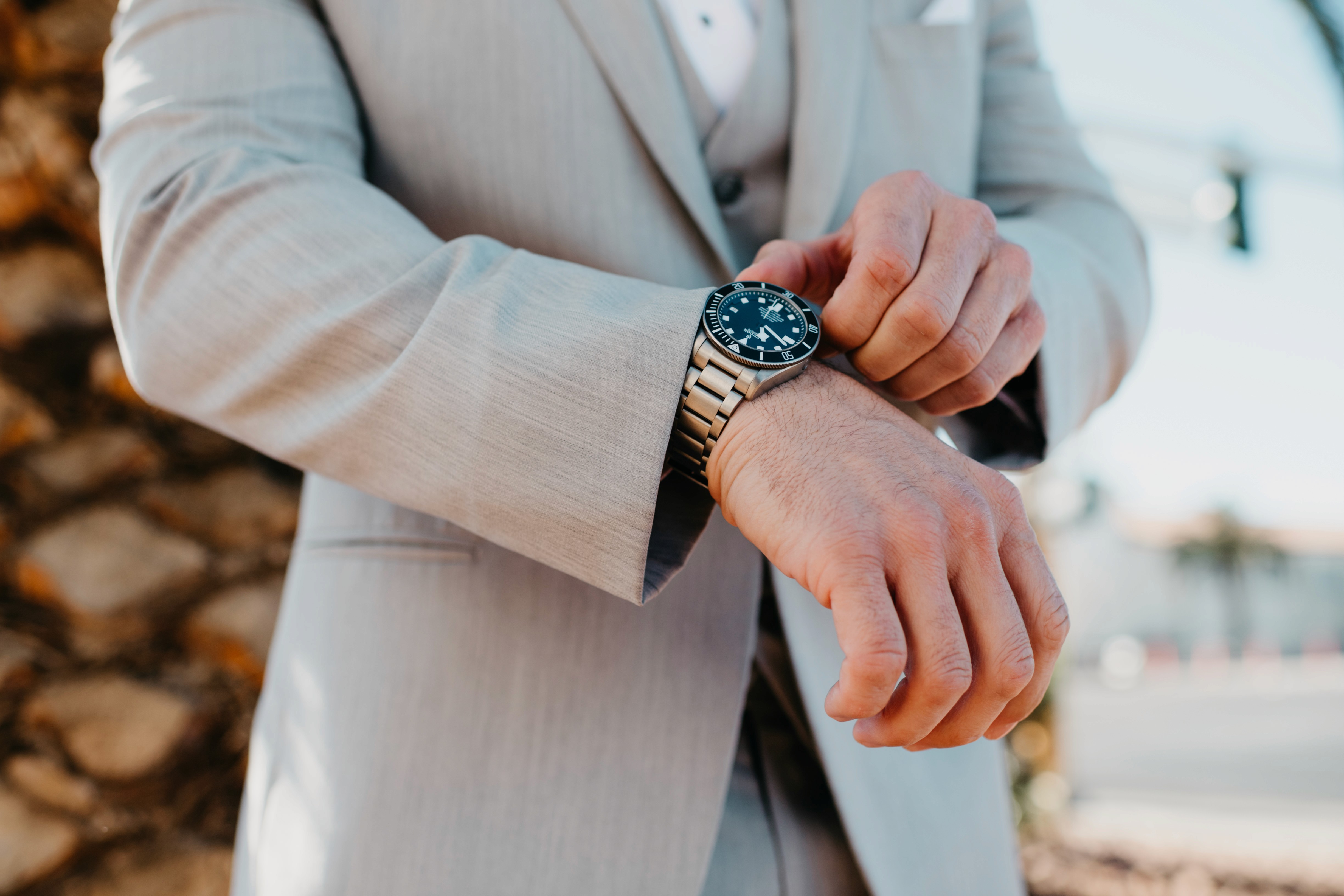 Groom detail photos before the wedding Las Vegas