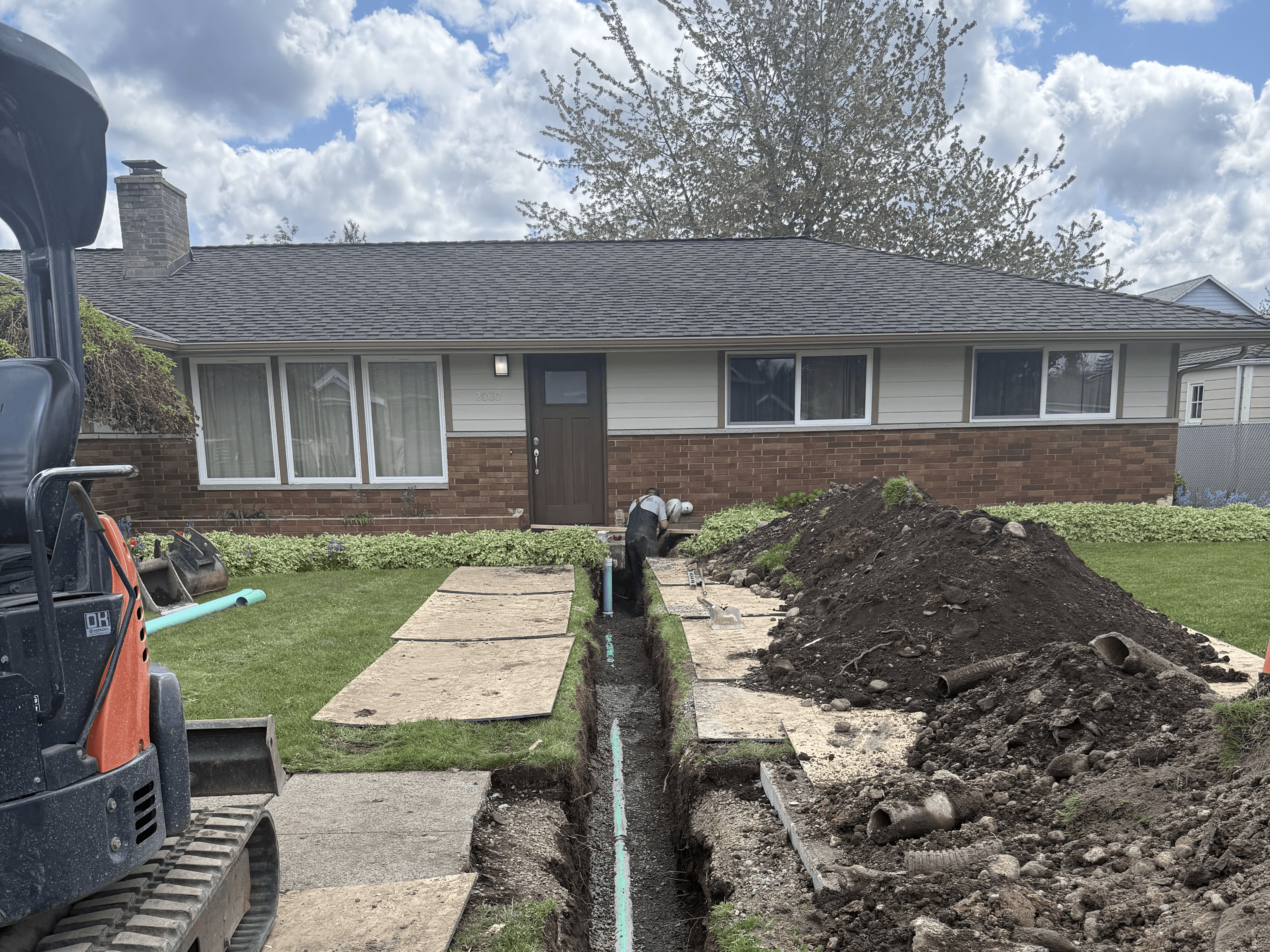 Residential Sewer Line Repair