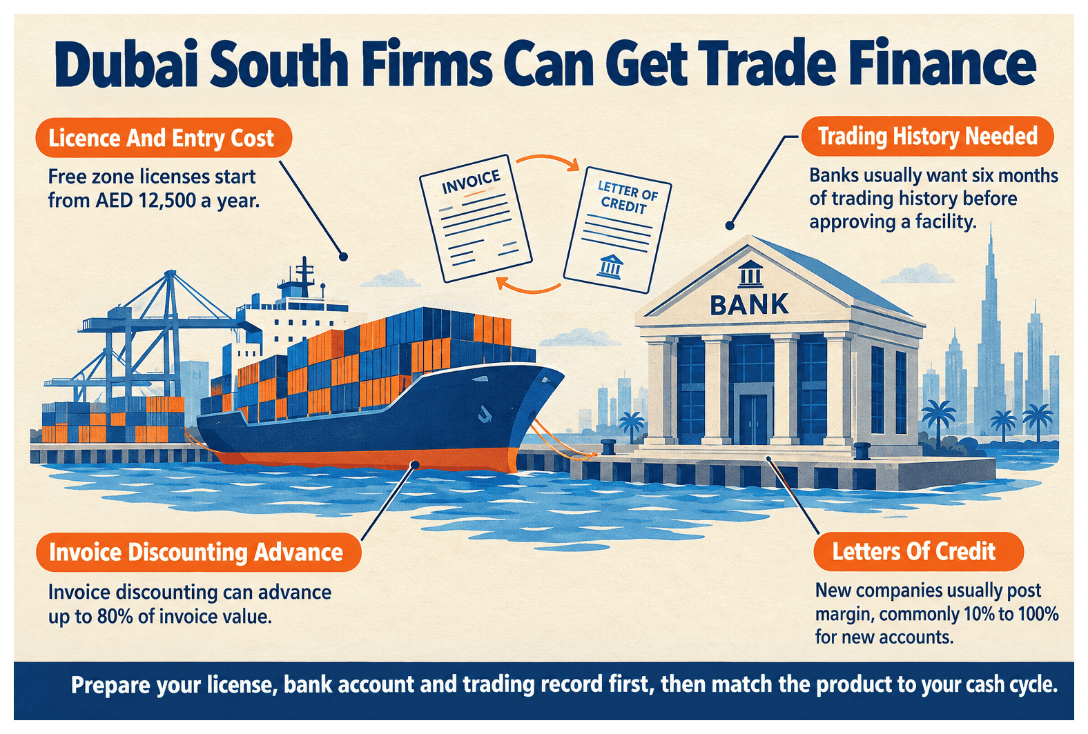 Infographic: Can a Dubai South Company Get a Trade Finance Facility