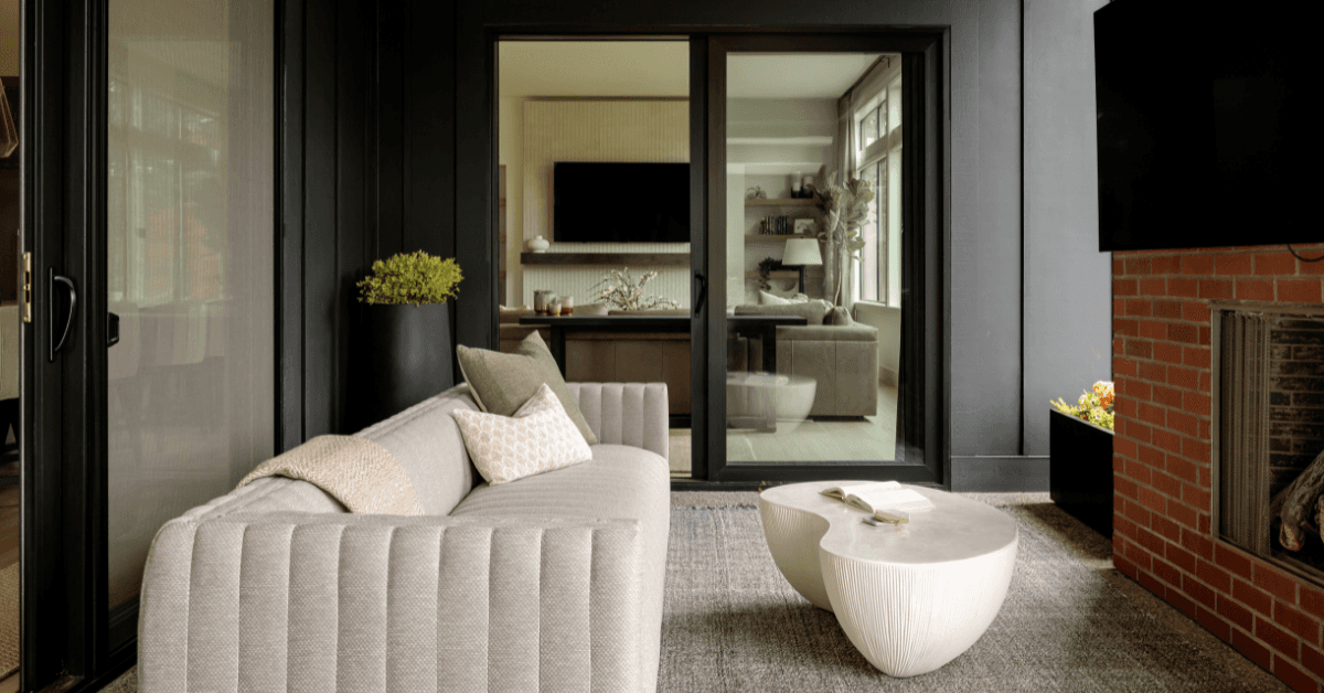 We're excited to share details from The Woodinville House: Outdoor Living — one of our favorite interior design + professional organizing projects in Woodinville, Washington. This seamless extension of the home serves as the perfect setting for relaxing afternoons and lively gatherings, allowing the clients to connect with the natural landscape. It's a beautifully curated space where cherished memories are made, embodying their love for entertaining and the outdoors.