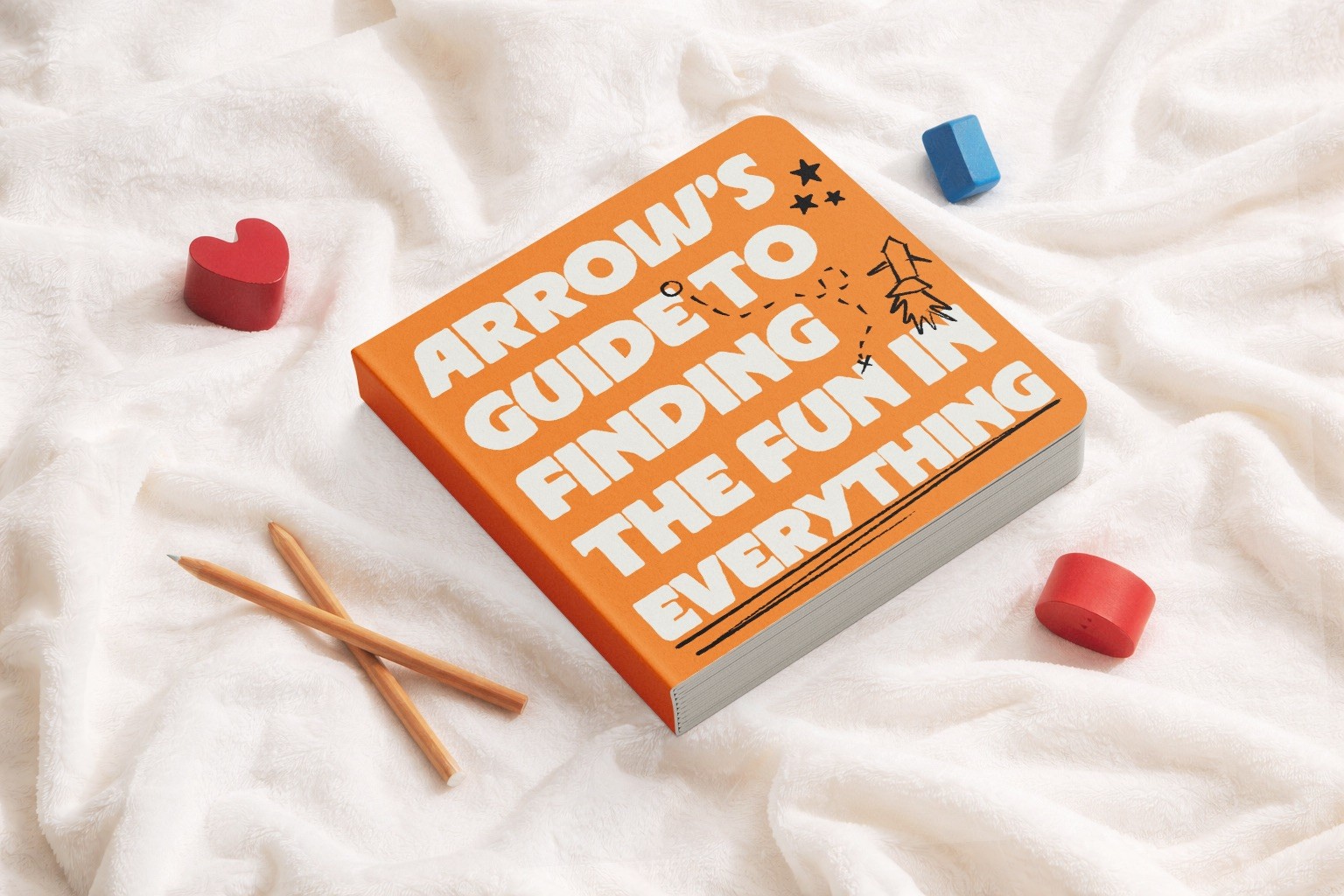 arrow kids book on blanket