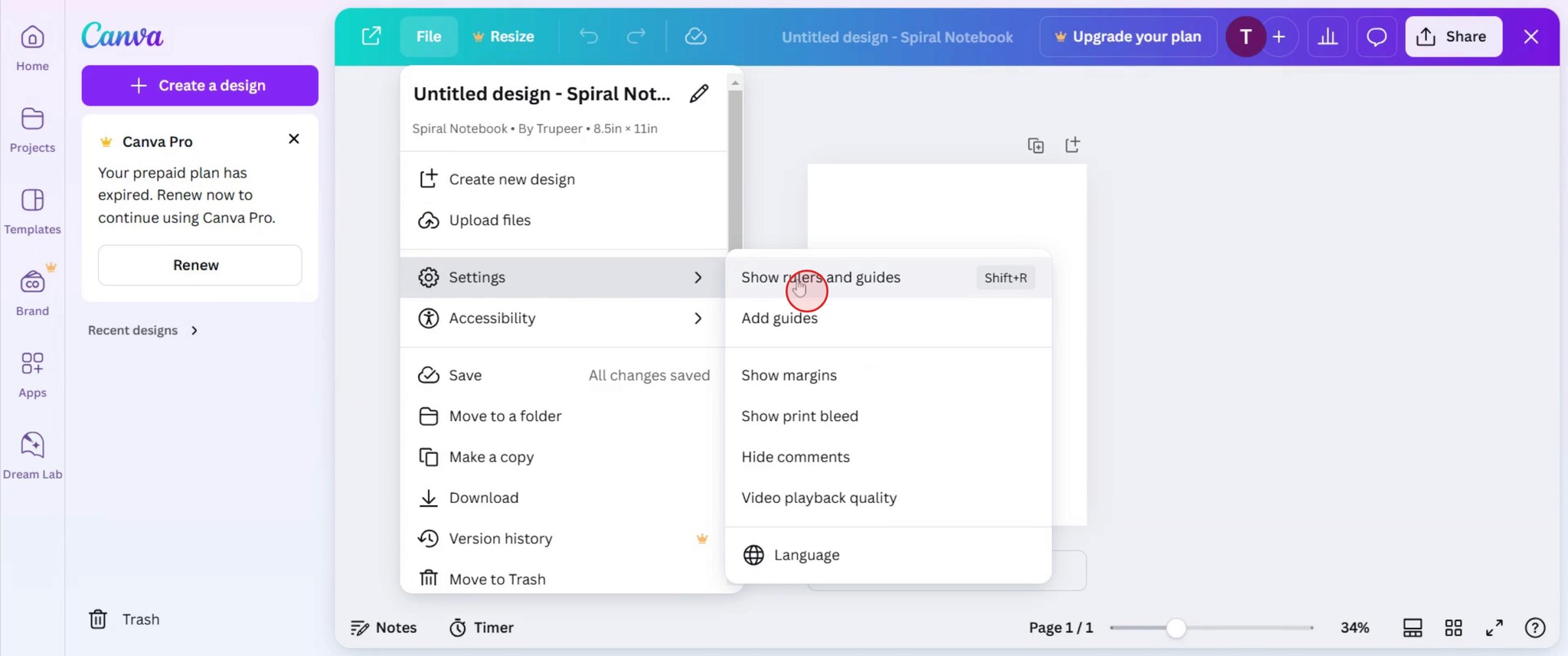 Come creare un righello in Canva – Consiglio di design veloce - guida ...