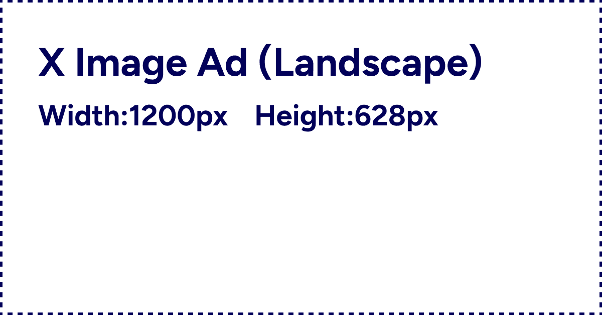 X Image Ad (Landscape) 1200x628