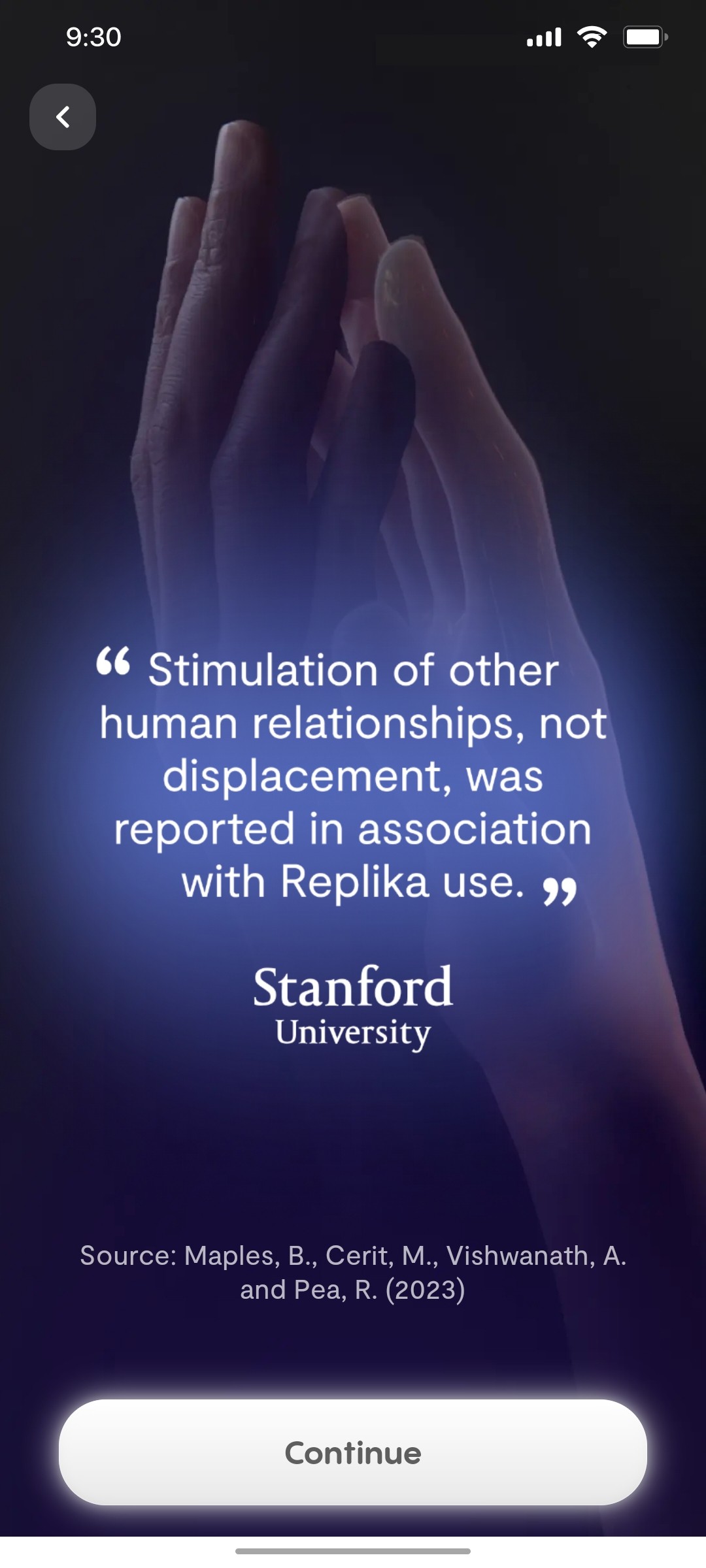 Replika Onboarding 13 screen