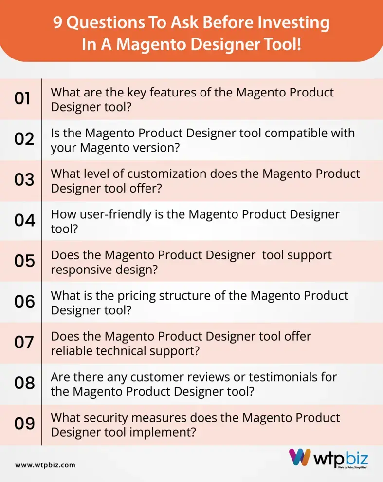 questions to ask before integrating a magento designer tool