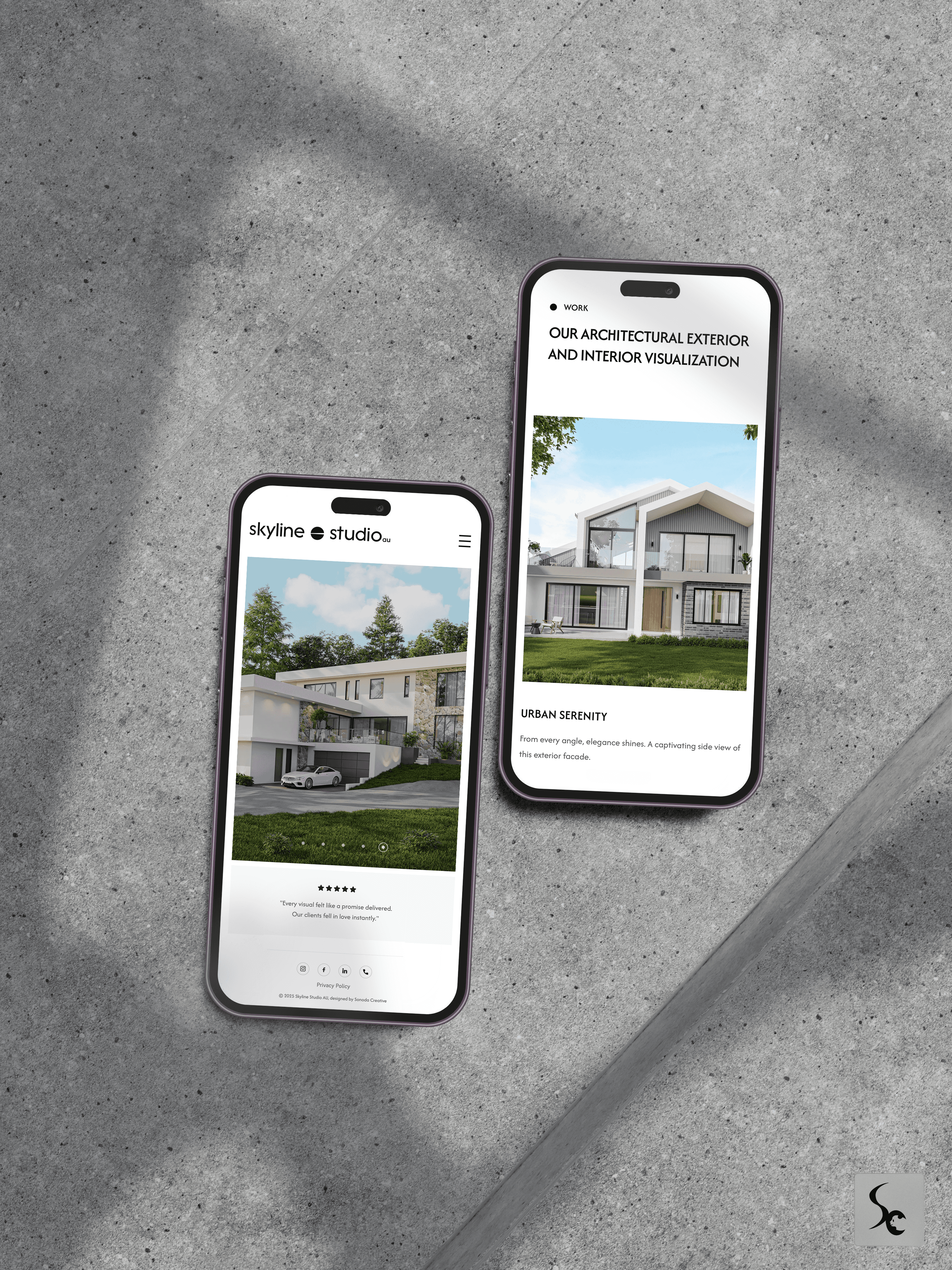 A laptop on a styled desk features the “Discover Our Guests” page from the Mental Health Today website, showcasing speaker portraits in a green-toned layout.