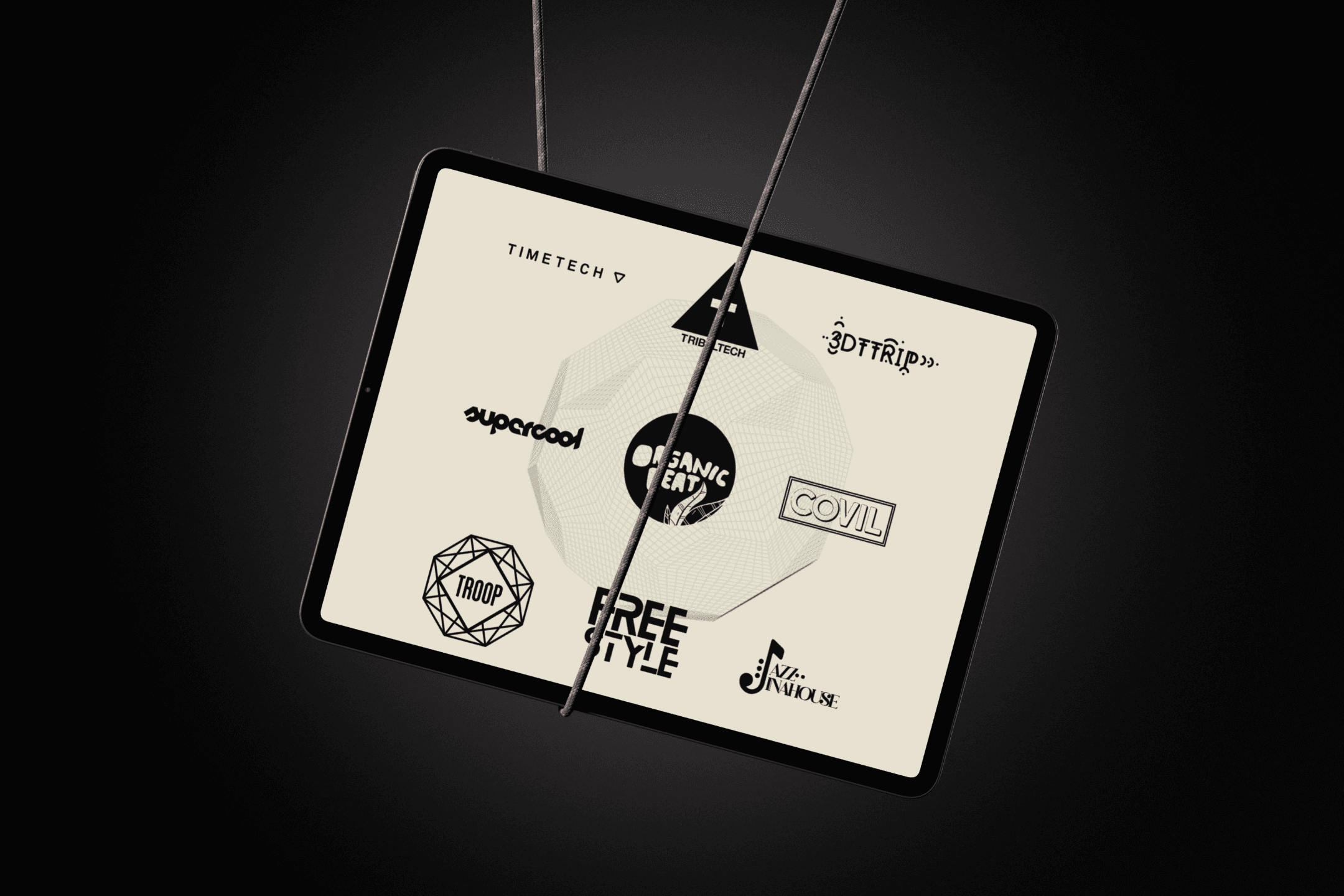 Mockup tablet para o site da TribalTech.