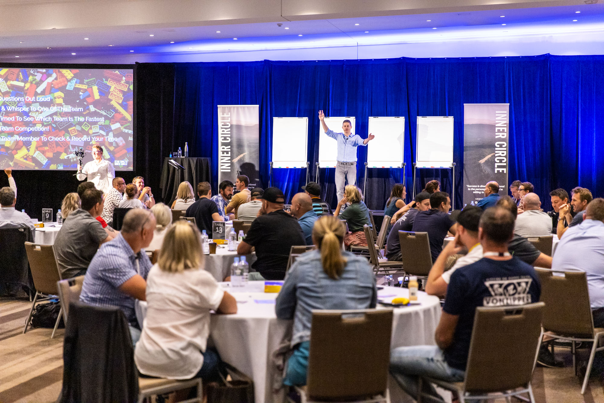 Group Taking a Selfie at a Concert Venue