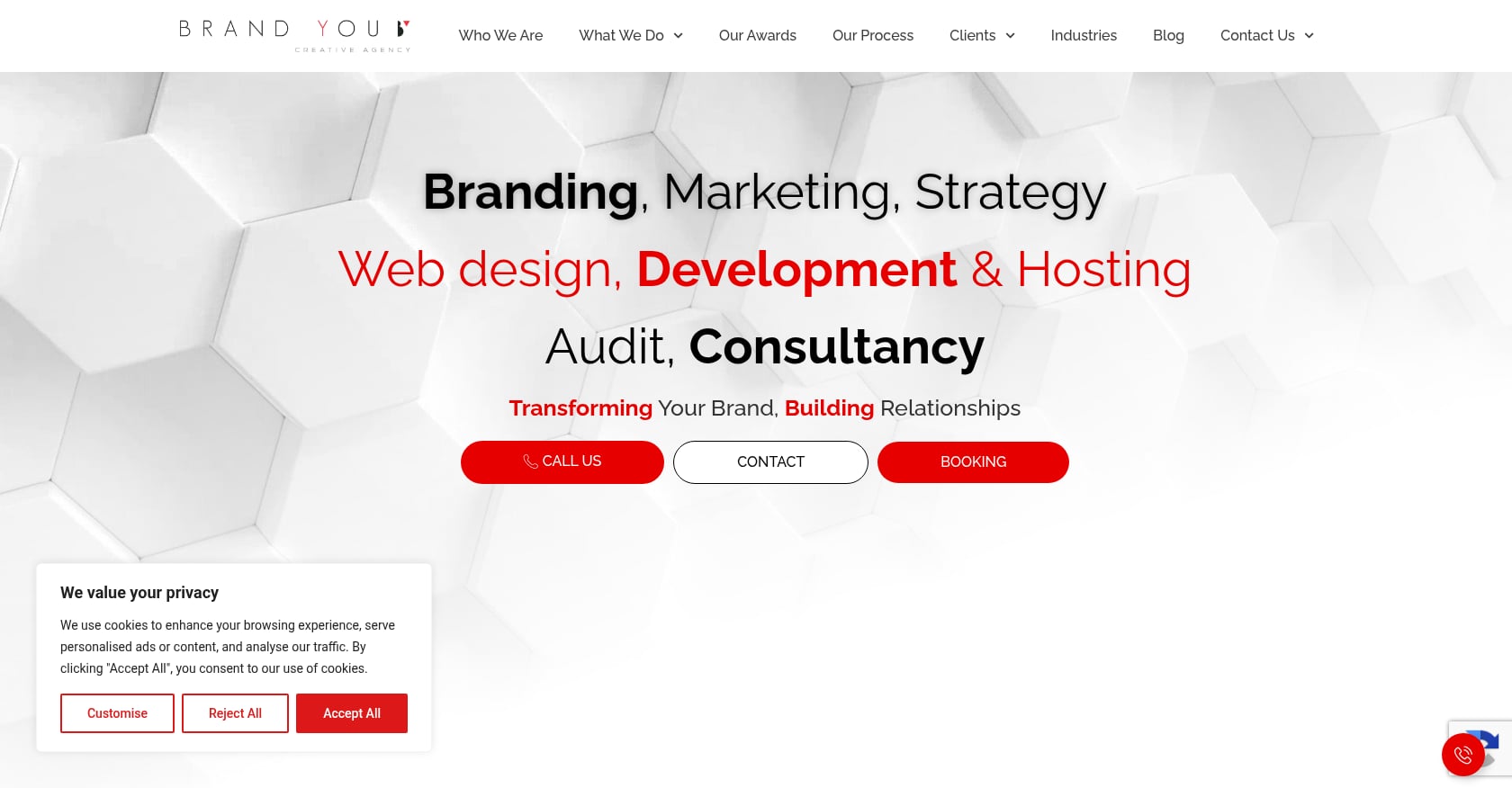 Brand You Creative Agency Screenshot
