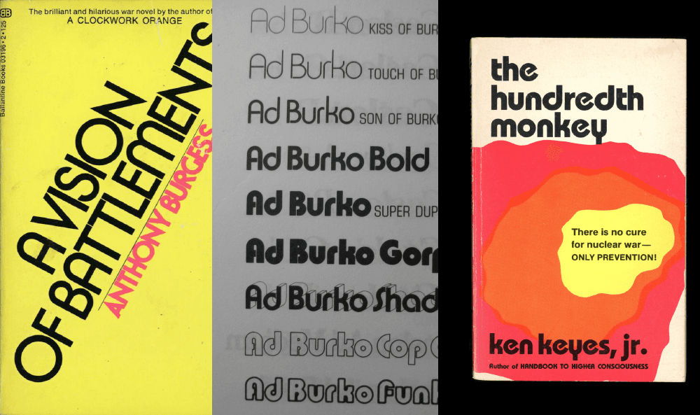 From Left to Right: Ronda, Burko, ITC Bauhaus