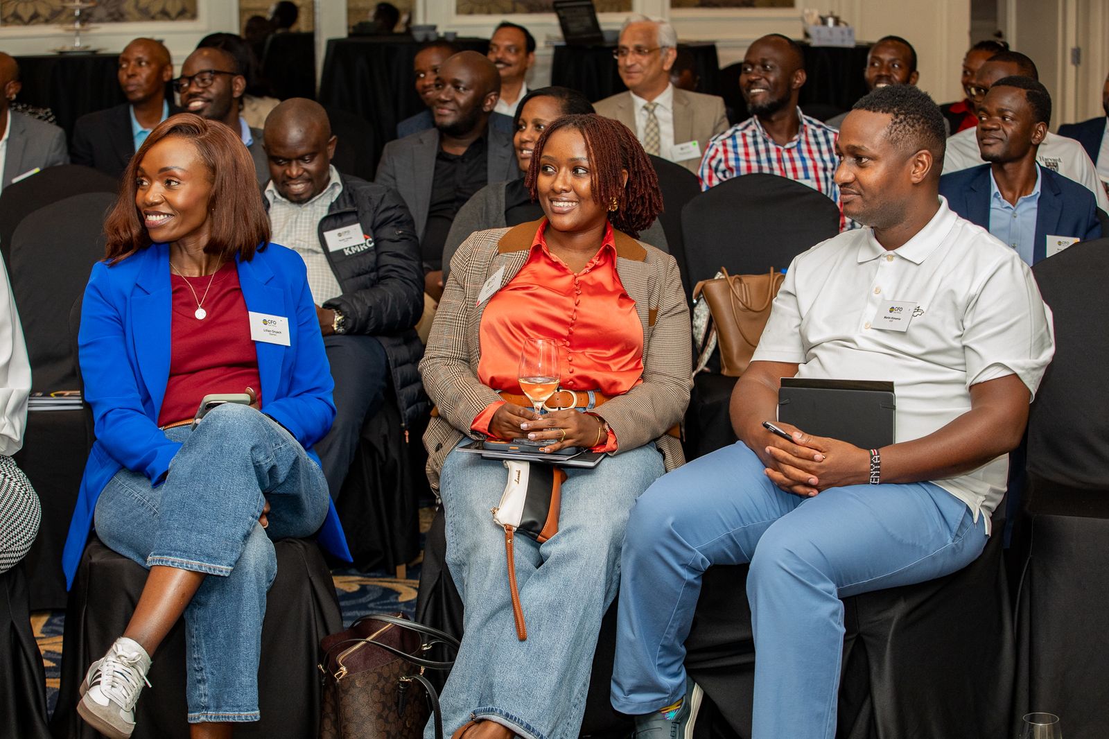 Irene attending a CFOs Leadership Summit