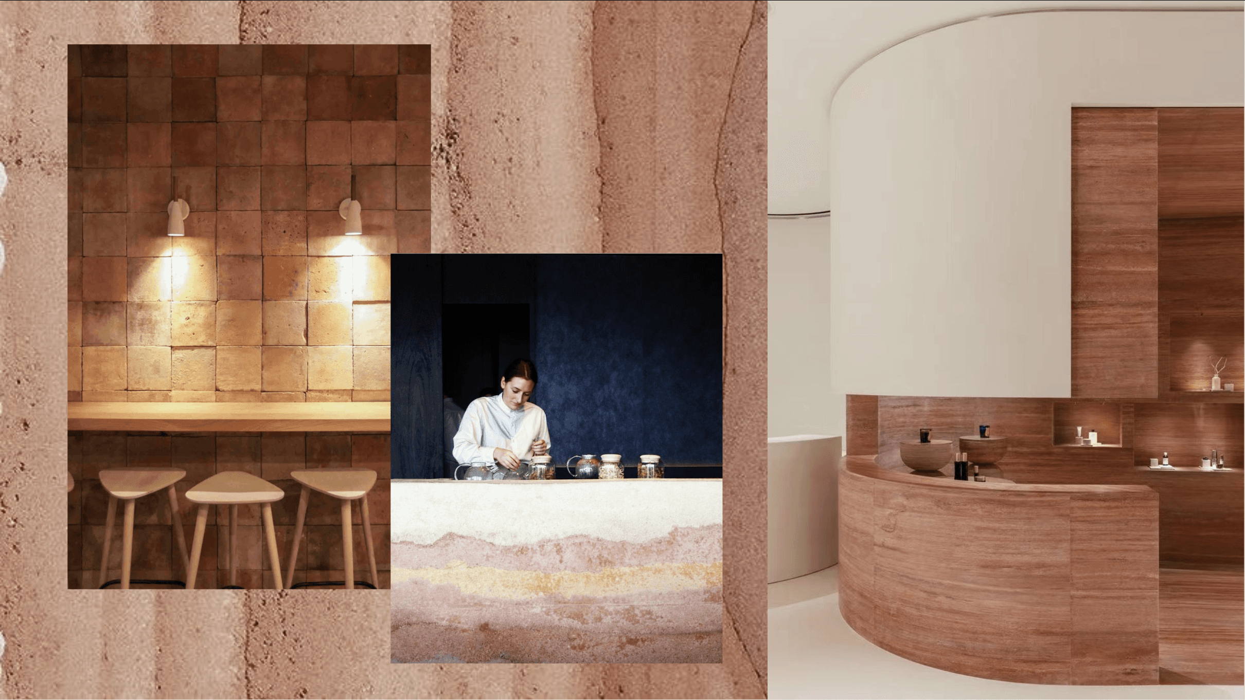 A blurry photo of a person picking berries from a tree