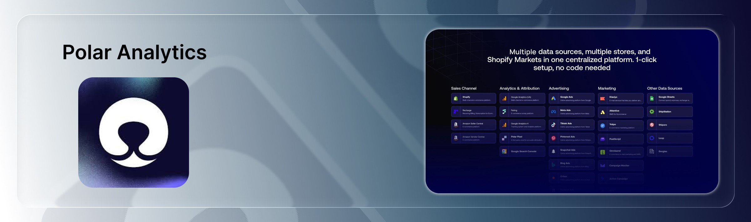 Alternative to Polar Analytics Shopify
