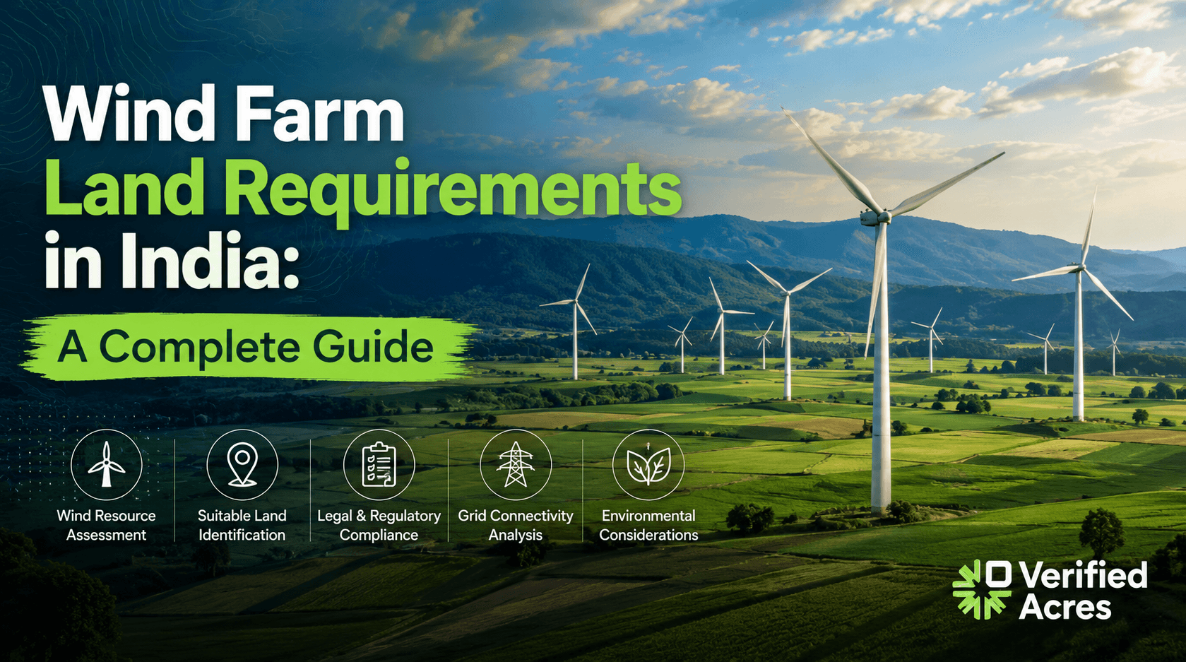Wind Farm Land Requirements in India: A Complete Guide