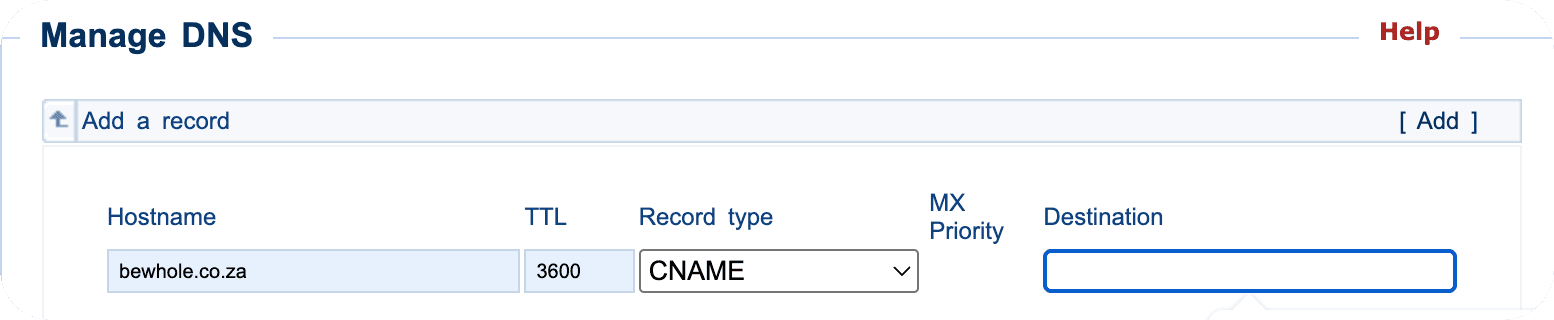 How to set up DNS details for Custom domains | Xneelo 