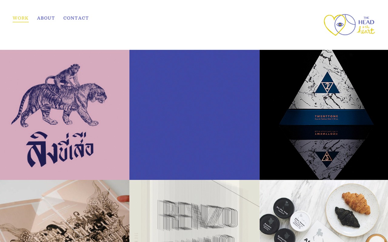 A screenshot of a website with different images like animal or shape drawings.