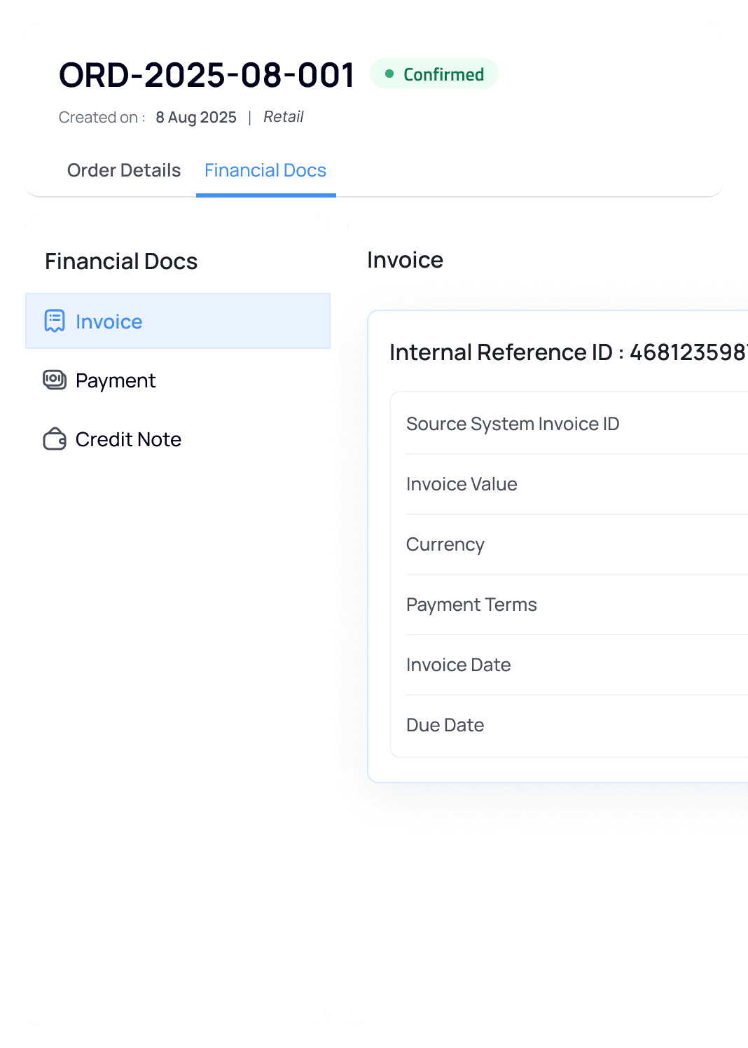 An image of Freelio's project ui